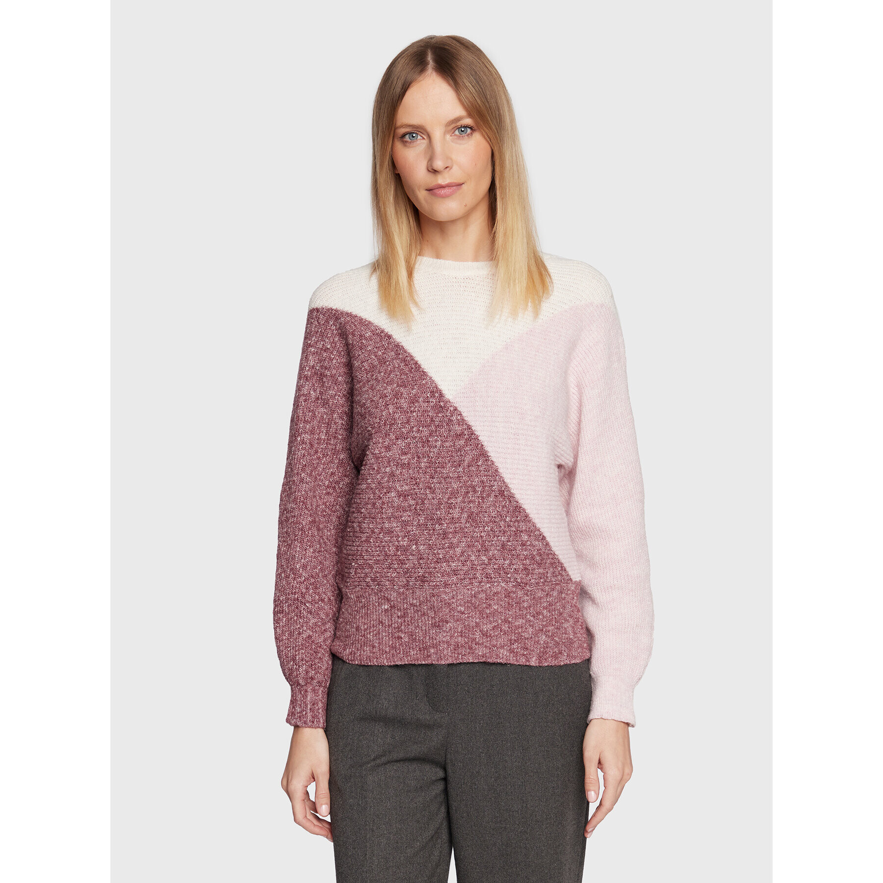 NAF NAF Пуловер Mcarmen THNU98 Цветен Relaxed Fit - Pepit.bg