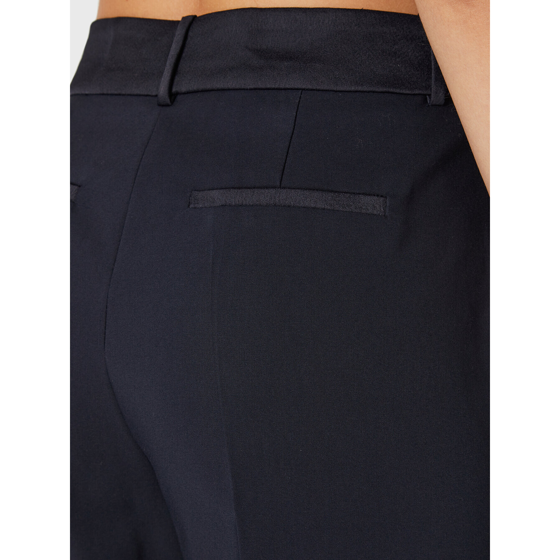 NAF NAF Текстилни панталони Everly THNP40 Тъмносин Regular Fit - Pepit.bg