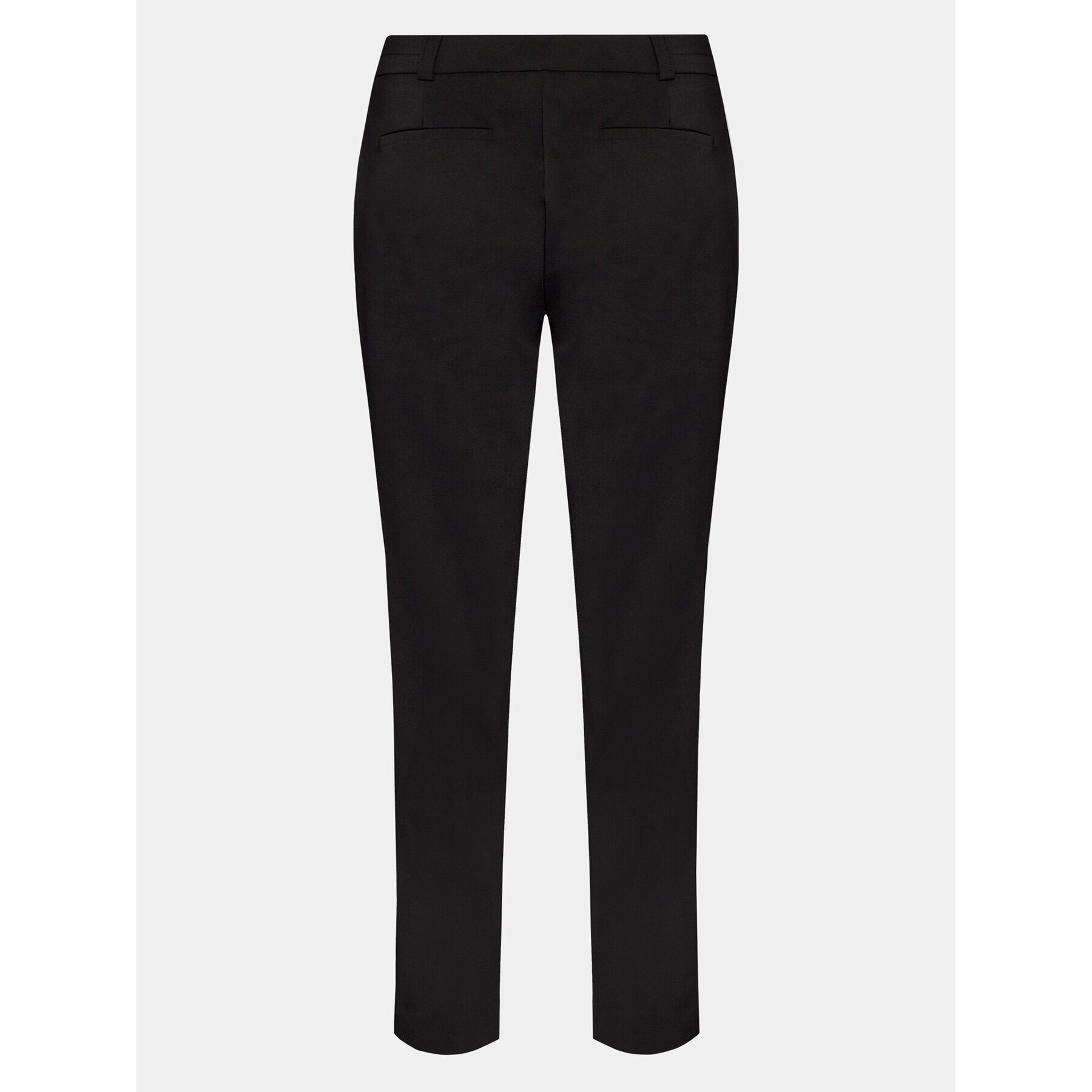 NAF NAF Текстилни панталони YHNP3 Черен Regular Fit - Pepit.bg