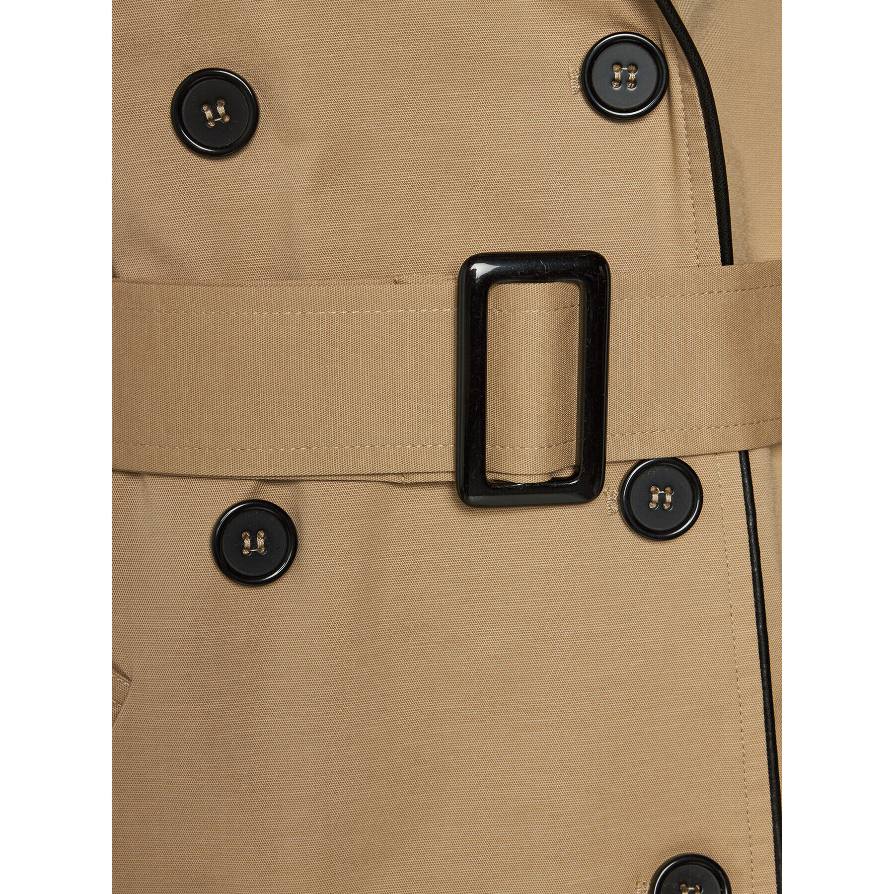 NAF NAF Тренч Bibani 1 YHNK25 Бежов Regular Fit - Pepit.bg
