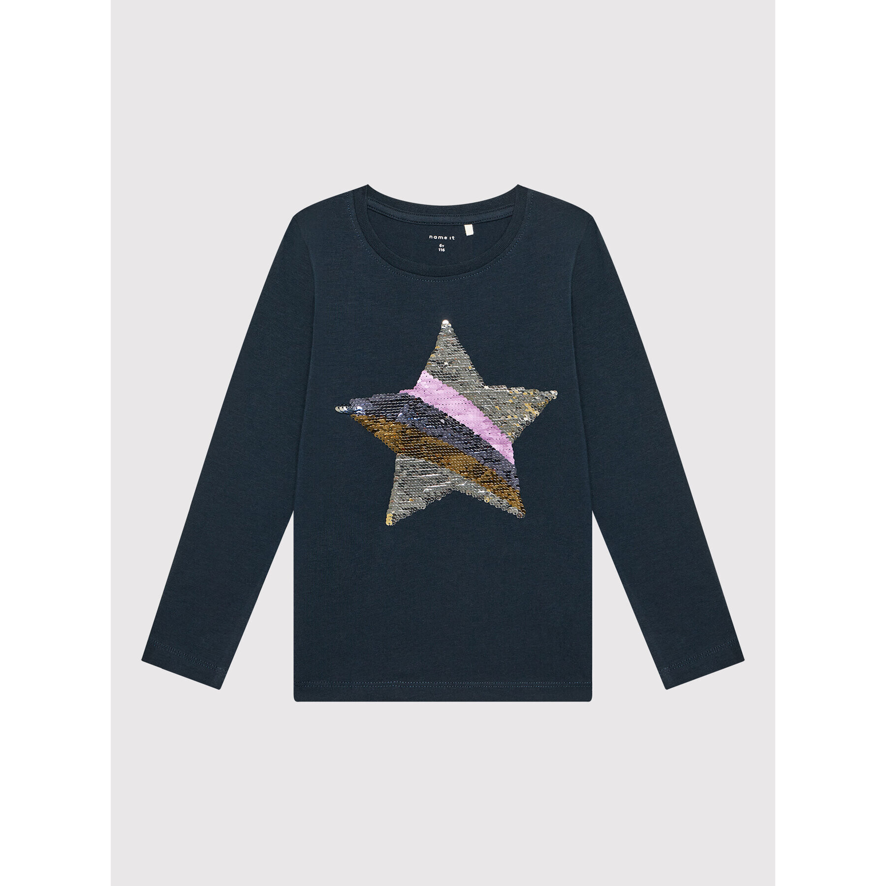 NAME IT Блуза 13198933 Тъмносин Regular Fit - Pepit.bg
