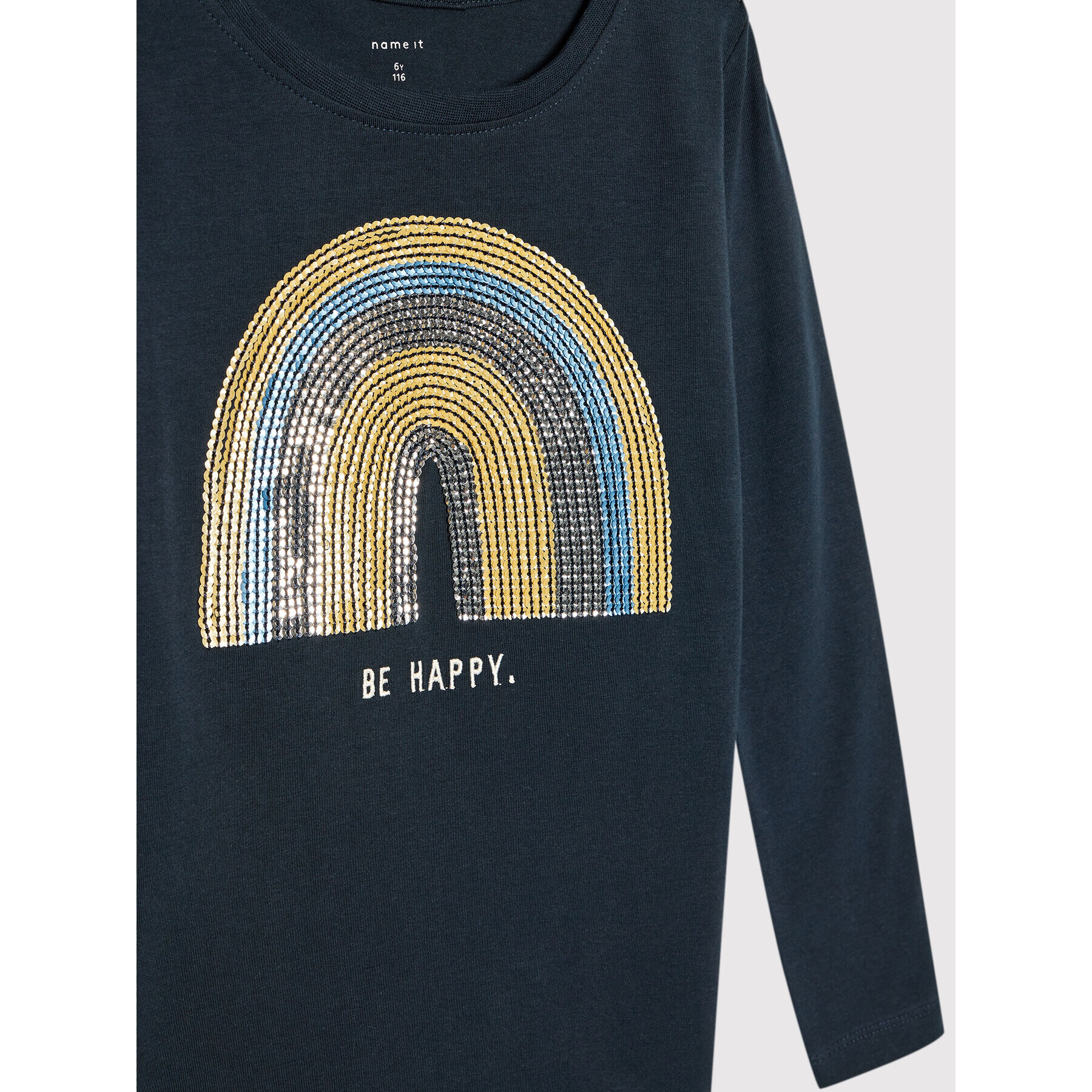 NAME IT Блуза 13198937 Тъмносин Regular Fit - Pepit.bg