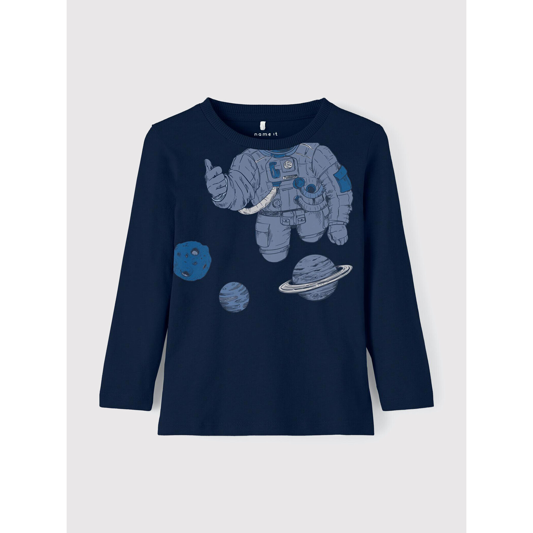 NAME IT Блуза 13205923 Тъмносин Regular Fit - Pepit.bg