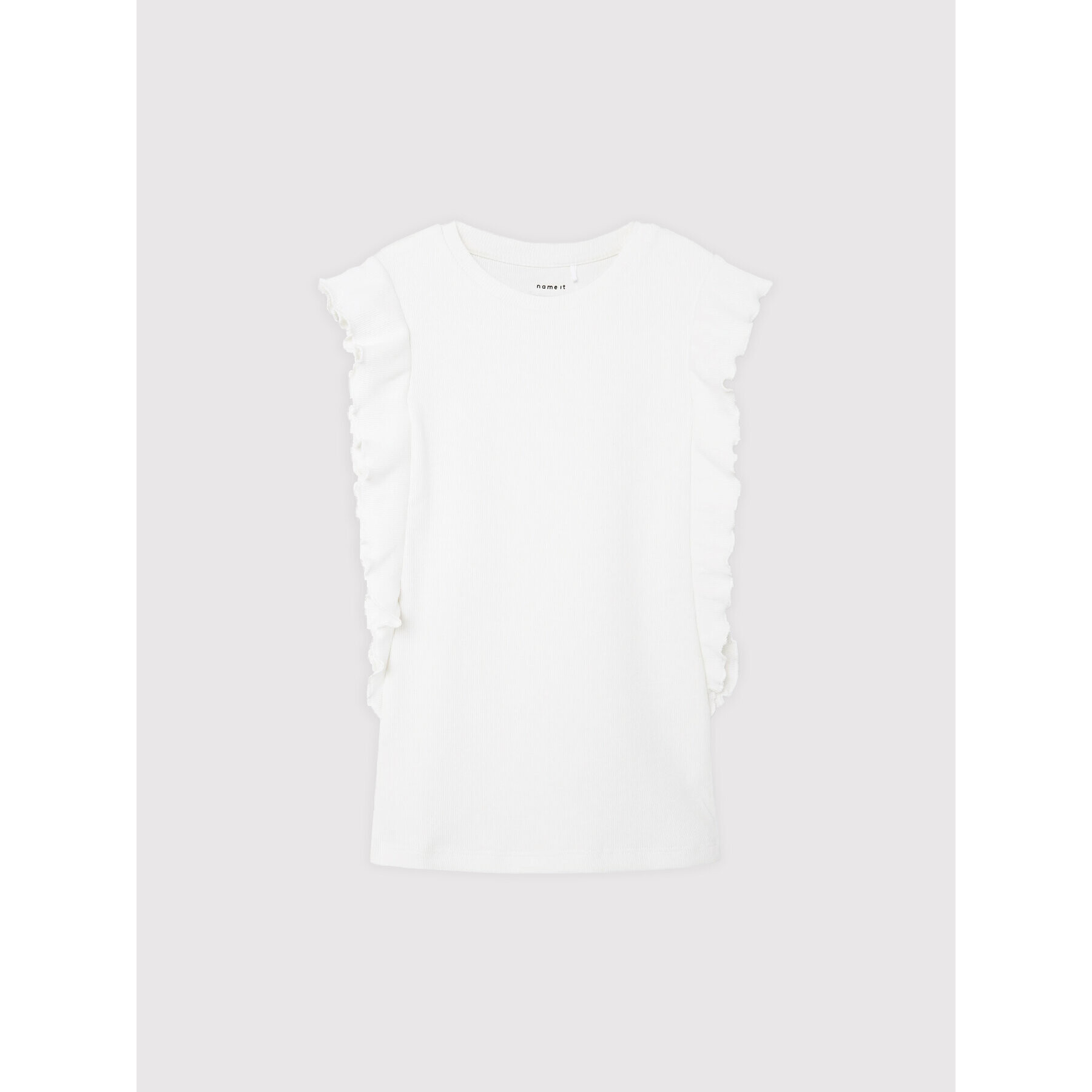 NAME IT Блуза 13206405 Бял Slim Fit - Pepit.bg