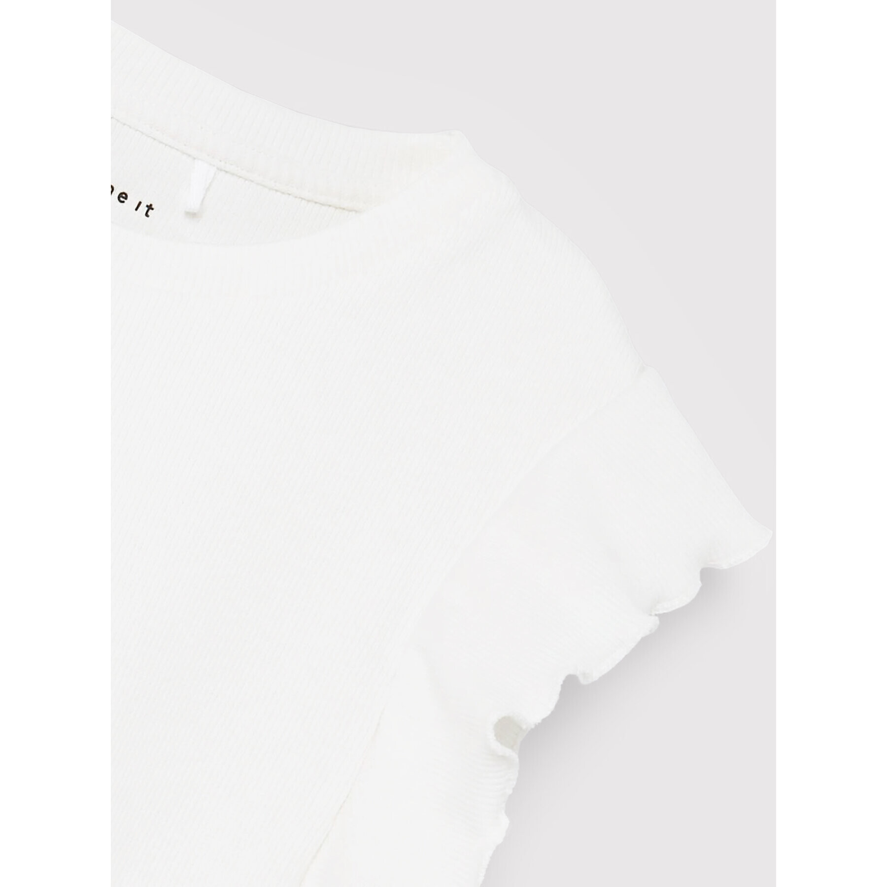 NAME IT Блуза 13206405 Бял Slim Fit - Pepit.bg