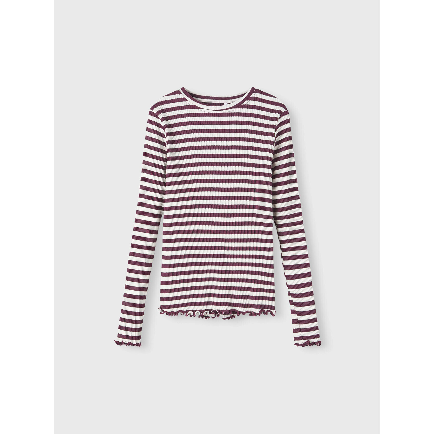 NAME IT Блуза 13206674 Бордо Slim Fit - Pepit.bg