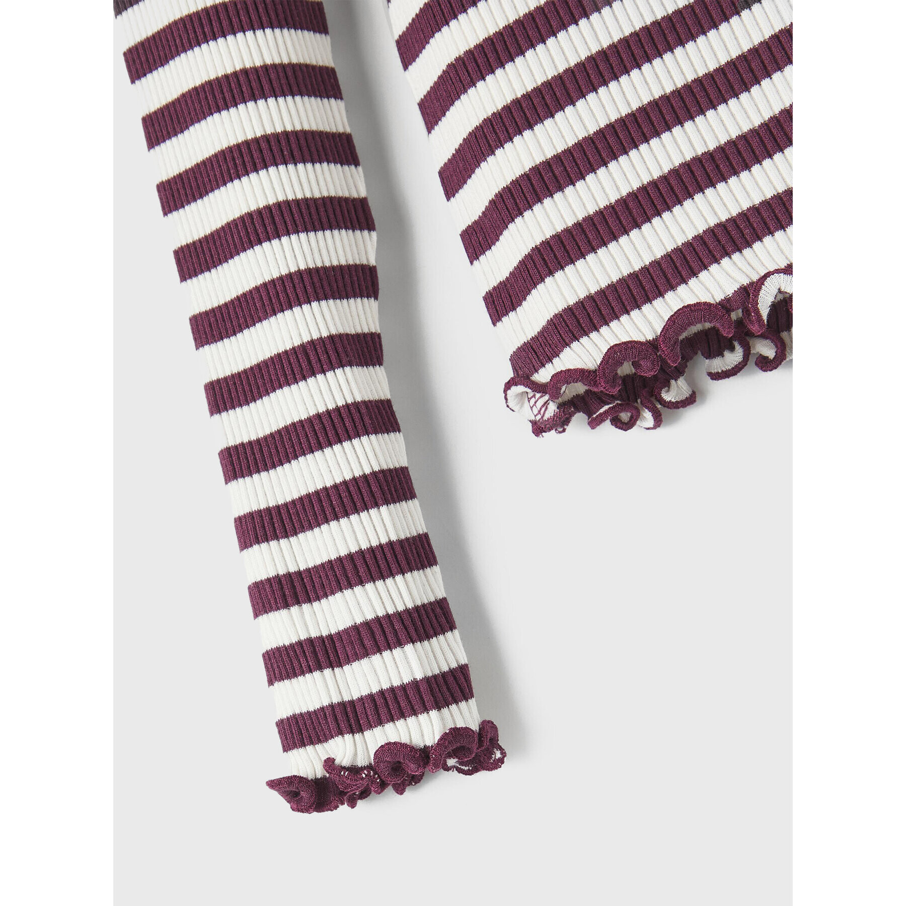 NAME IT Блуза 13206674 Бордо Slim Fit - Pepit.bg