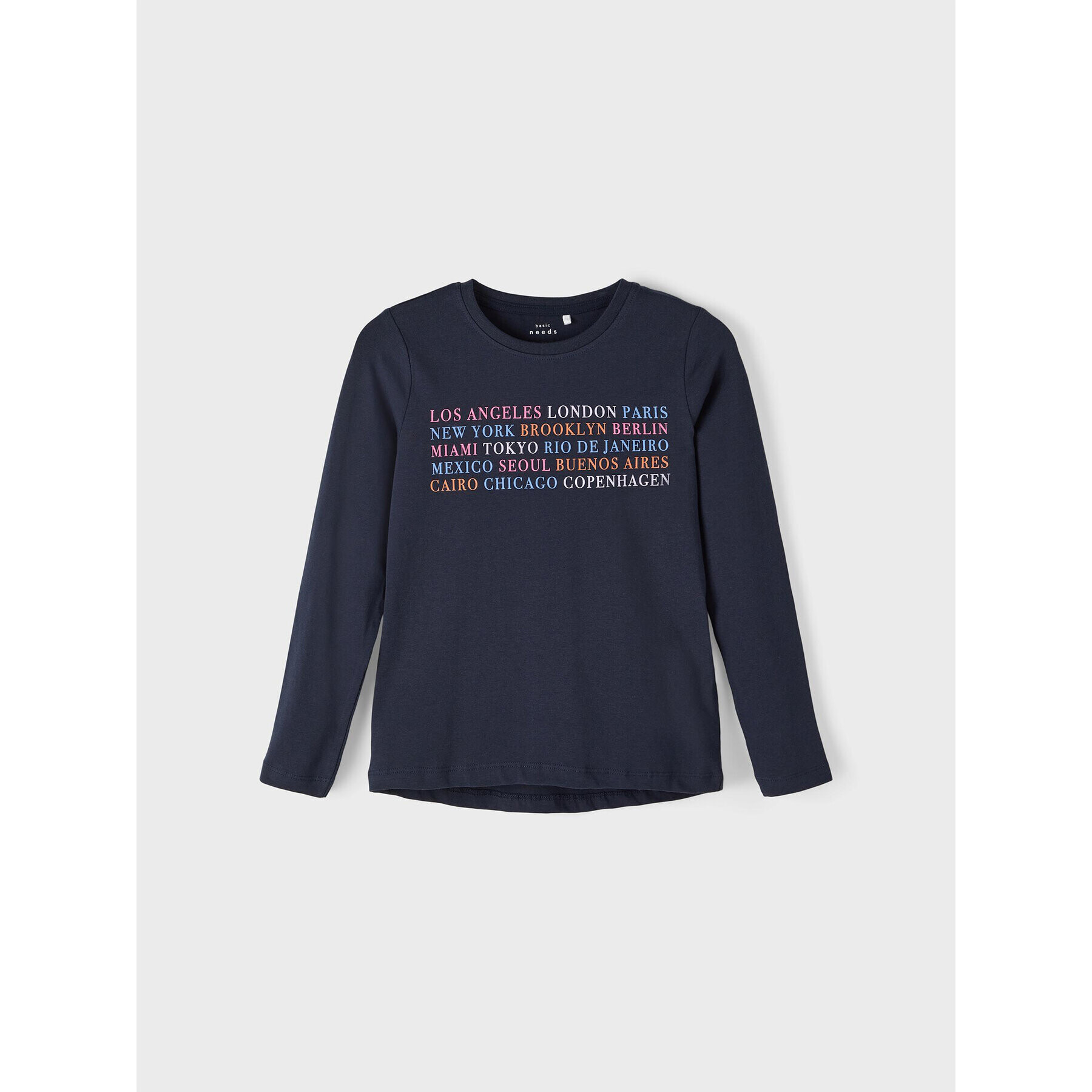 NAME IT Блуза 13209559 Тъмносин Regular Fit - Pepit.bg