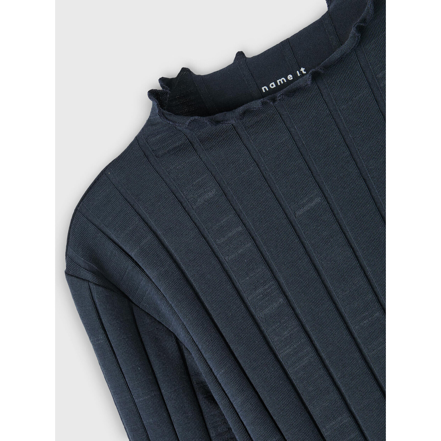 NAME IT Блуза 13211597 Тъмносин Slim Fit - Pepit.bg