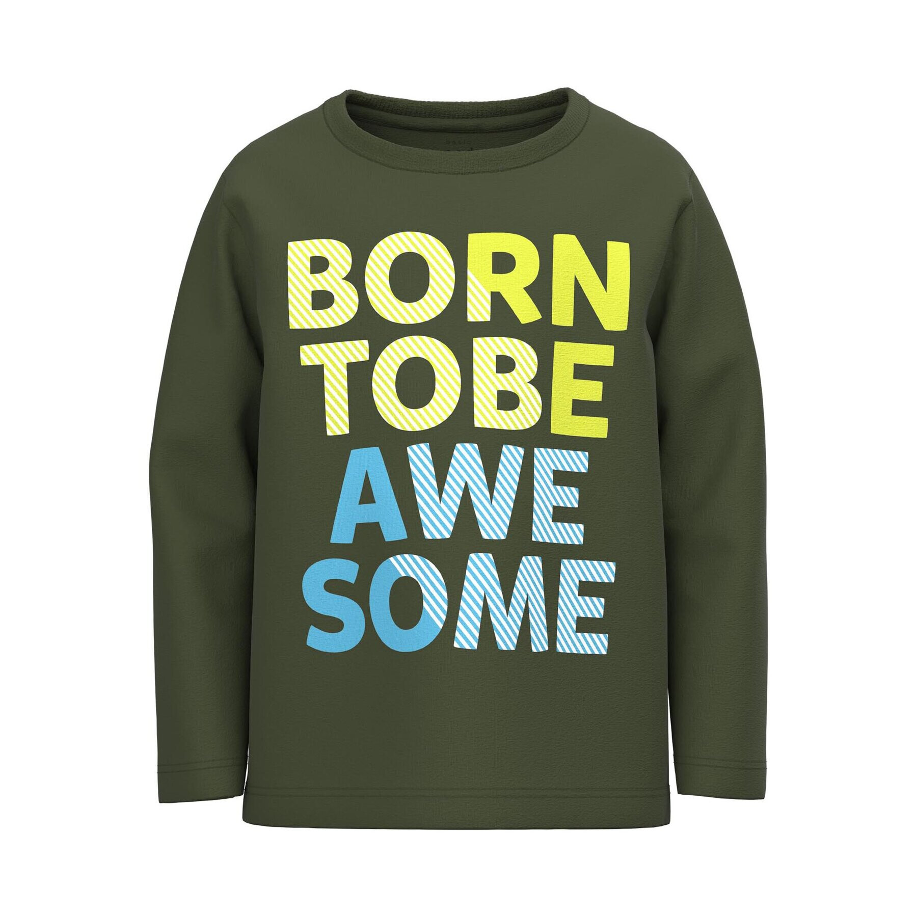 NAME IT Блуза 13218853 Зелен Loose Fit - Pepit.bg