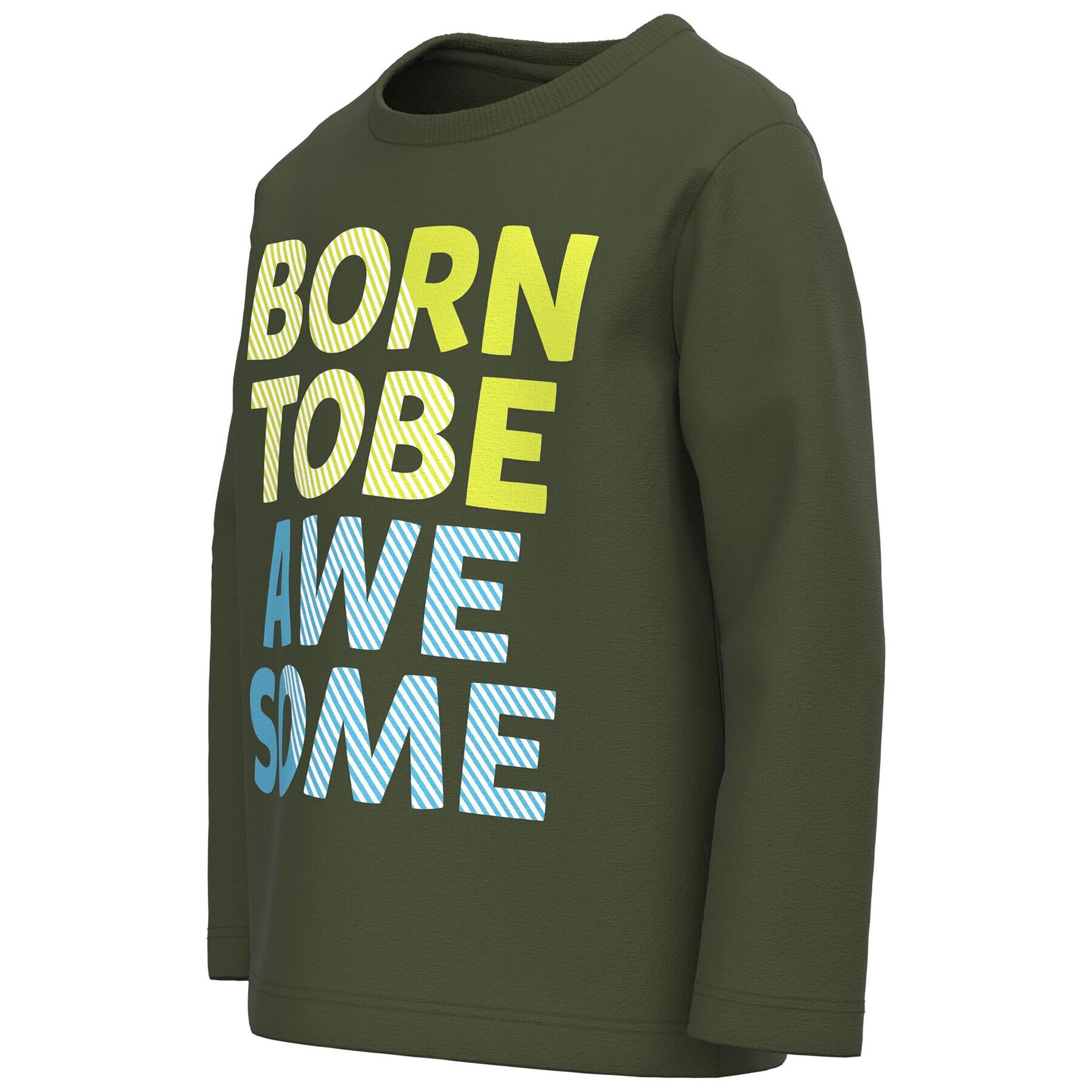 NAME IT Блуза 13218853 Зелен Loose Fit - Pepit.bg