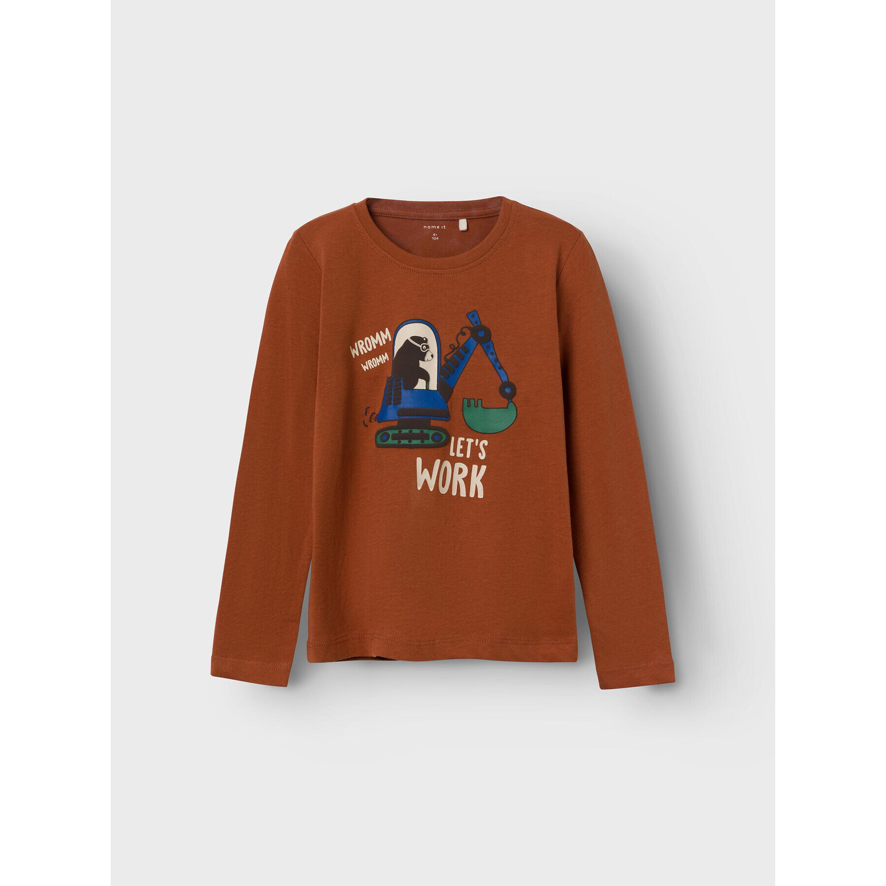 NAME IT Блуза 13220017 Кафяв Regular Fit - Pepit.bg
