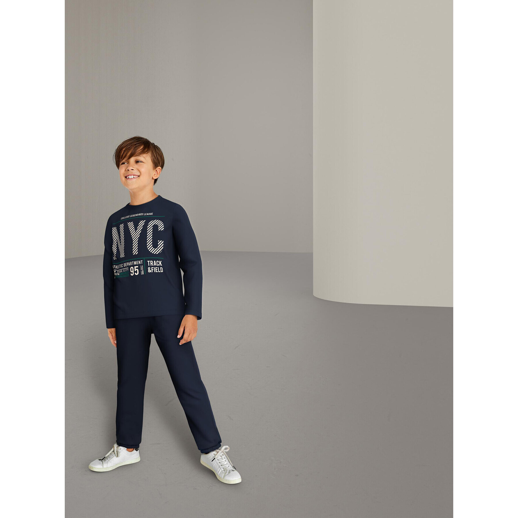 NAME IT Блуза 13220049 Тъмносин Regular Fit - Pepit.bg