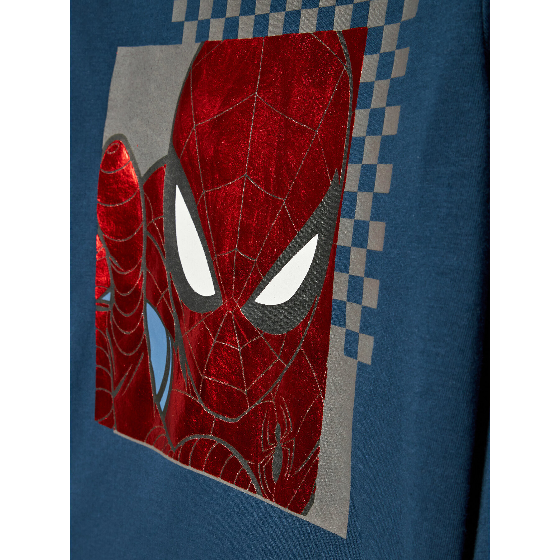 NAME IT Блуза MARVEL 13198897 Тъмносин Regular Fit - Pepit.bg