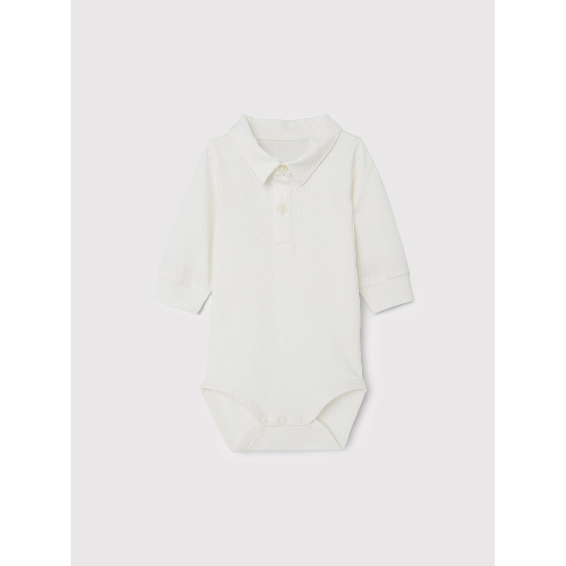 NAME IT Детско боди 13203196 Бял Regular Fit - Pepit.bg
