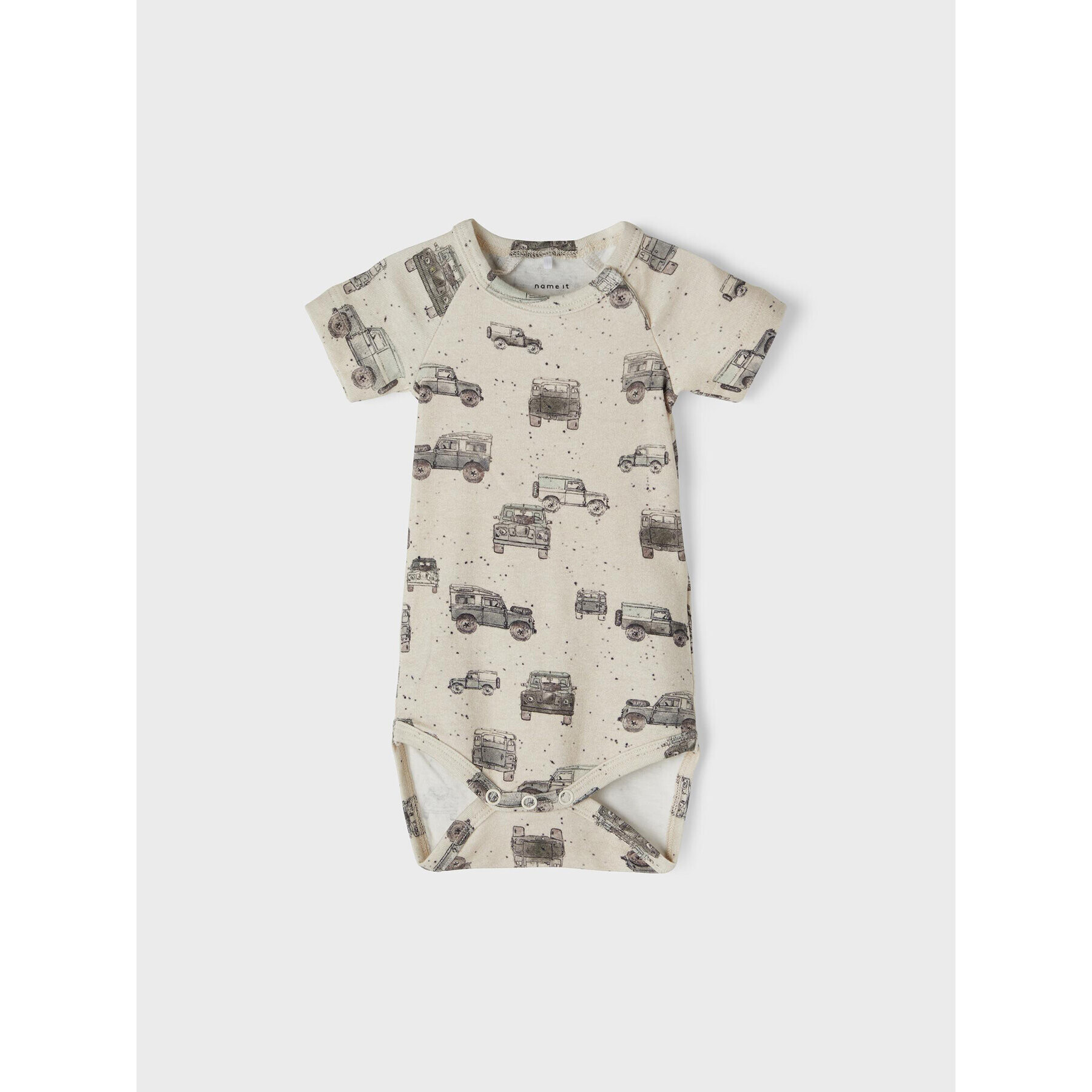 NAME IT Детско боди 13203220 Бежов Regular Fit - Pepit.bg