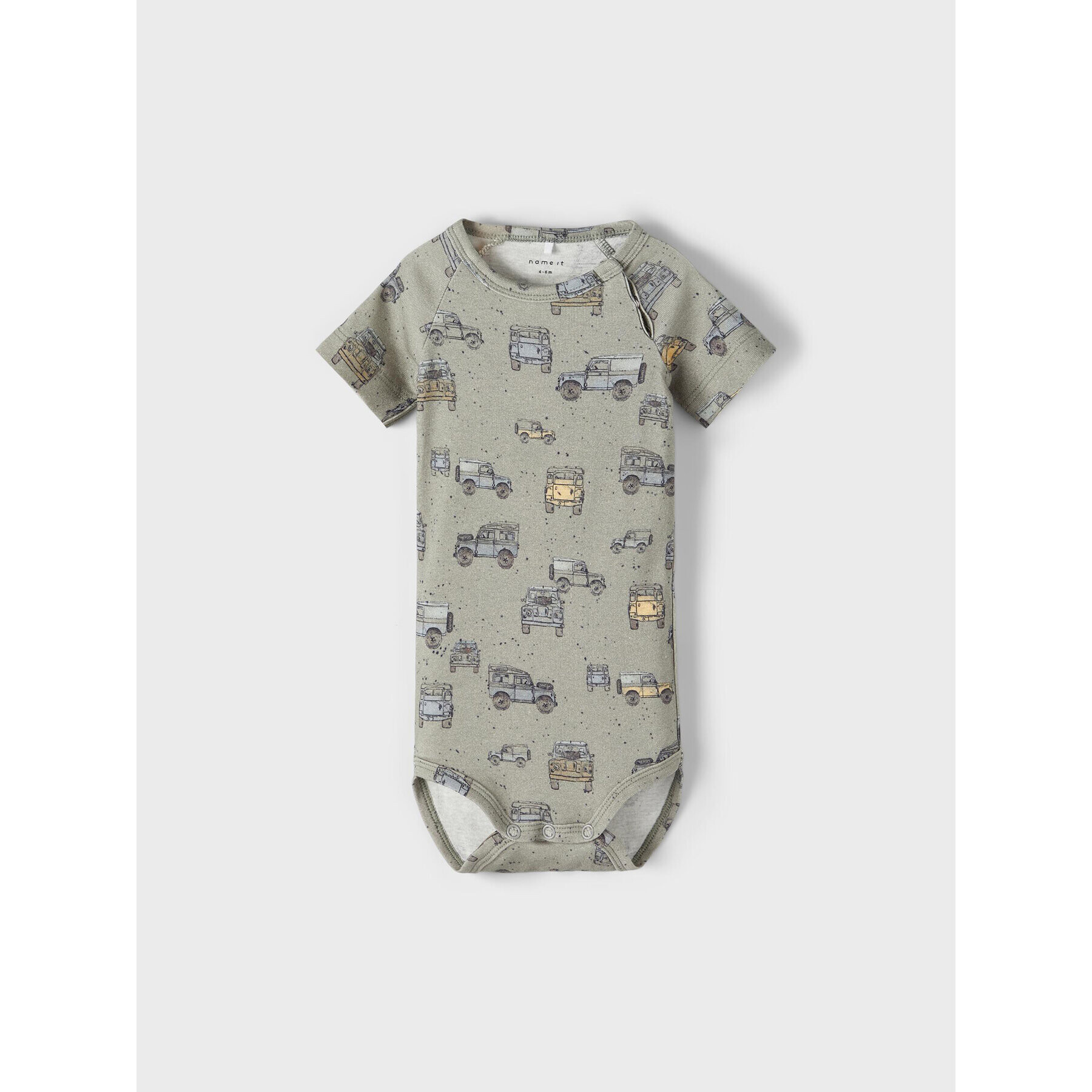 NAME IT Детско боди 13203220 Сив Regular Fit - Pepit.bg