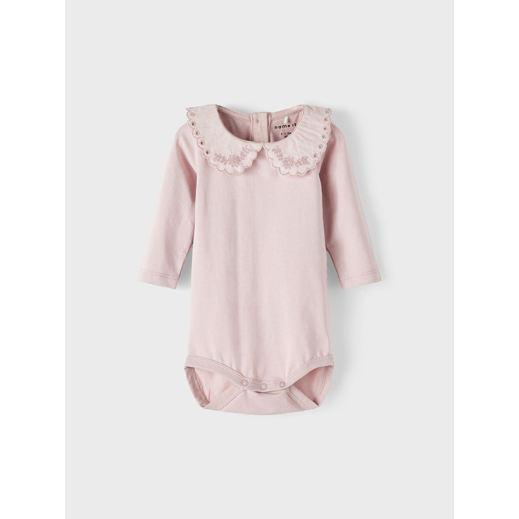 NAME IT Детско боди 13205010 Розов Regular Fit - Pepit.bg