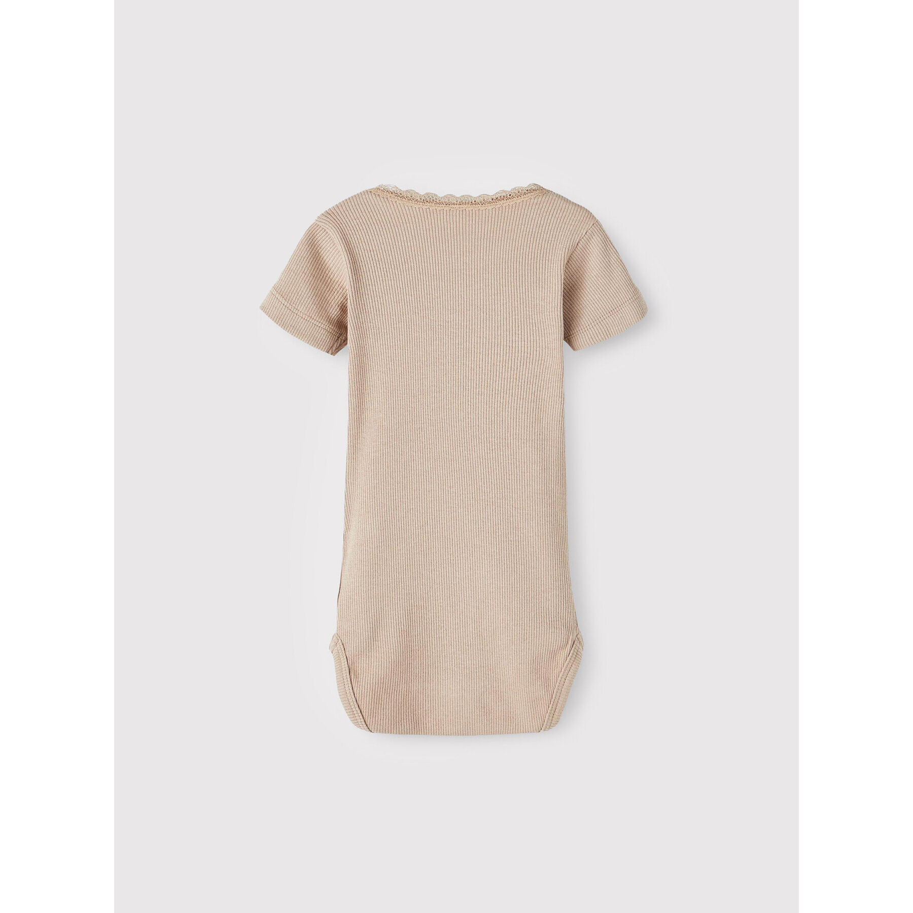NAME IT Детско боди 13209212 Бежов Regular Fit - Pepit.bg