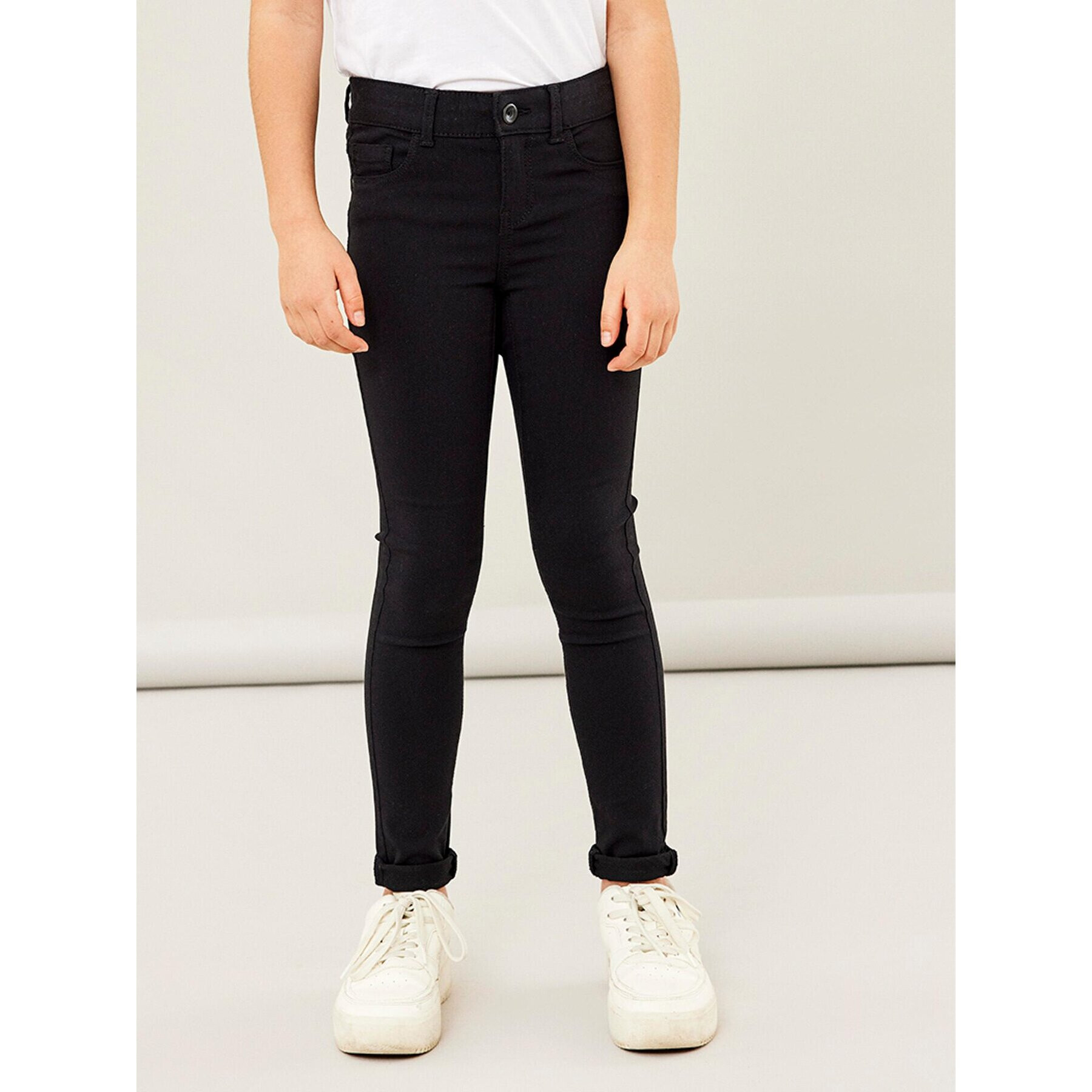 NAME IT Дънки 13204337 Черен Skinny Fit - Pepit.bg