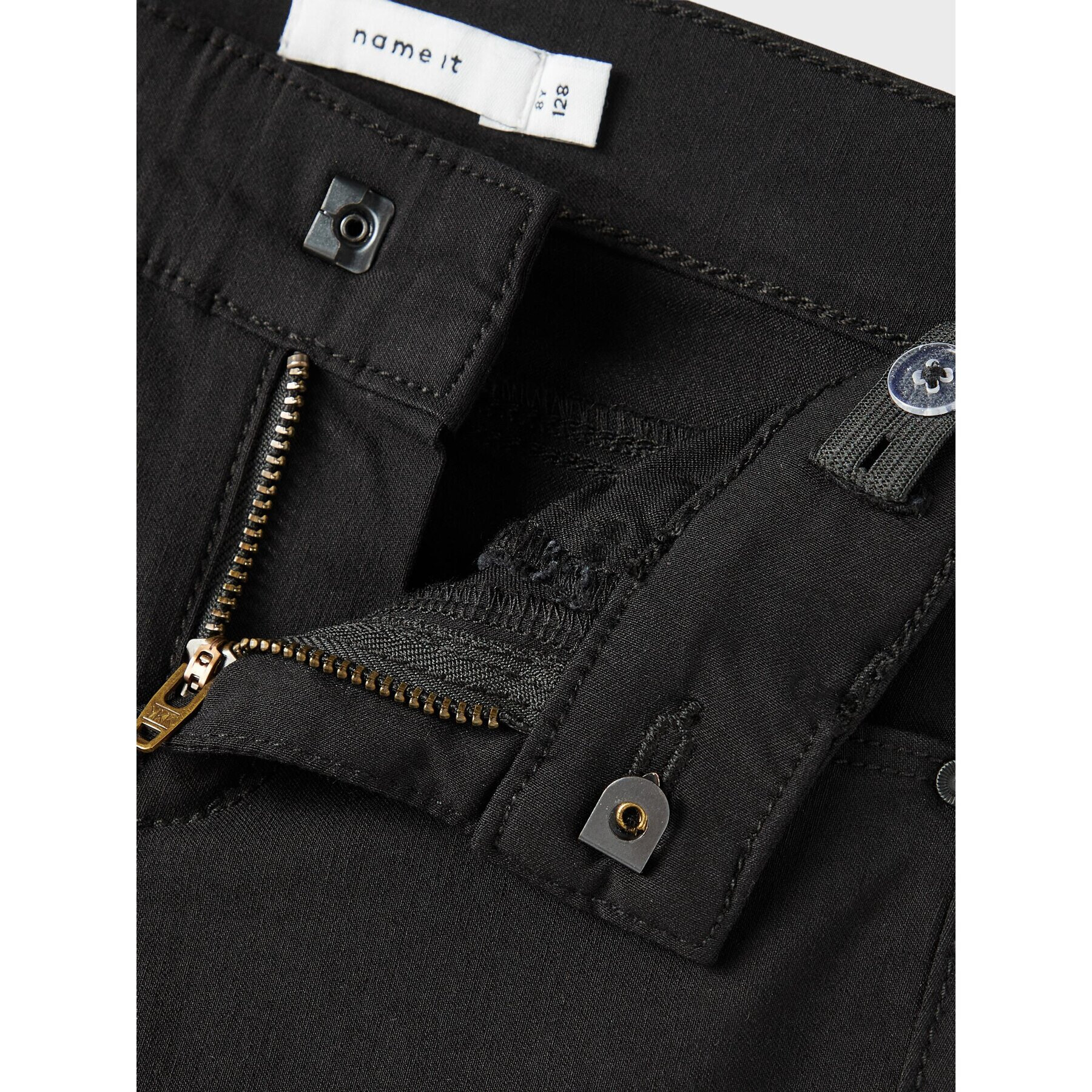 NAME IT Дънки 13204337 Черен Skinny Fit - Pepit.bg
