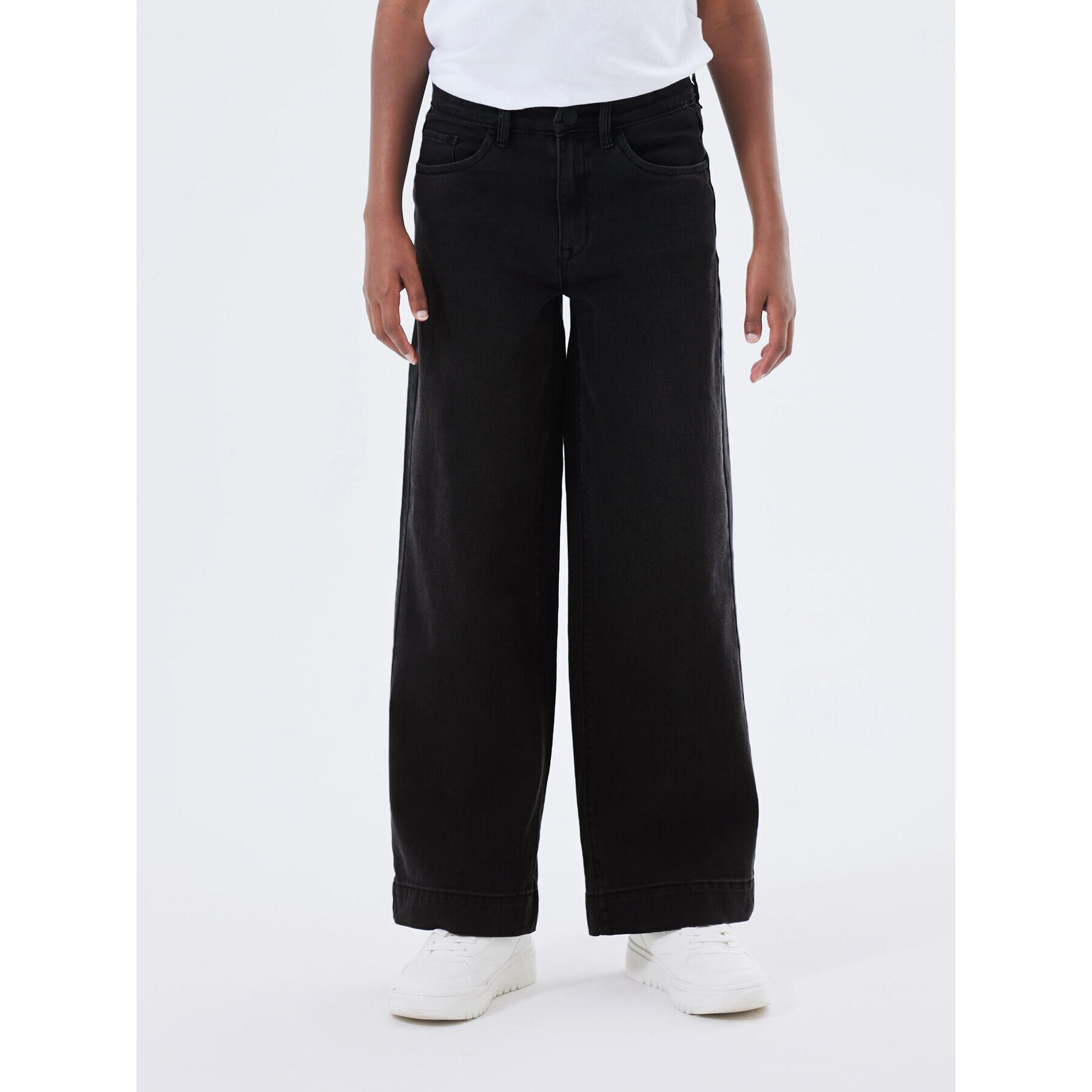 NAME IT Дънки 13211701 Черен Wide Leg - Pepit.bg
