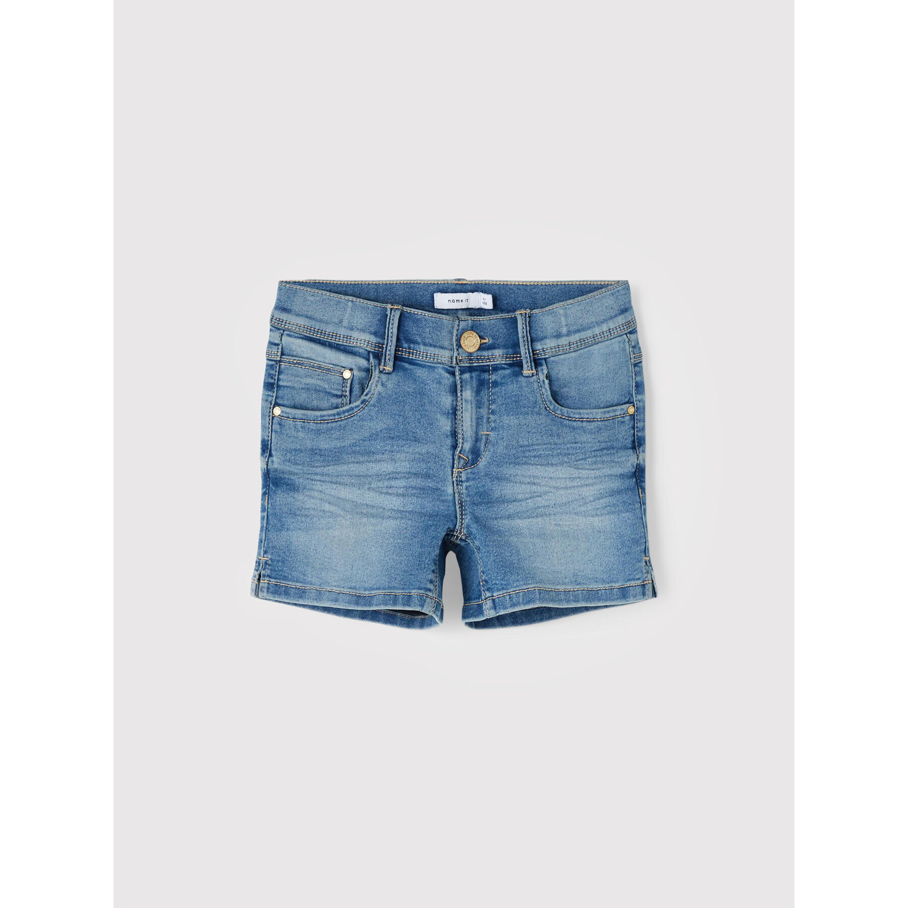 NAME IT Дънкови шорти 13198536 Син Slim Fit - Pepit.bg