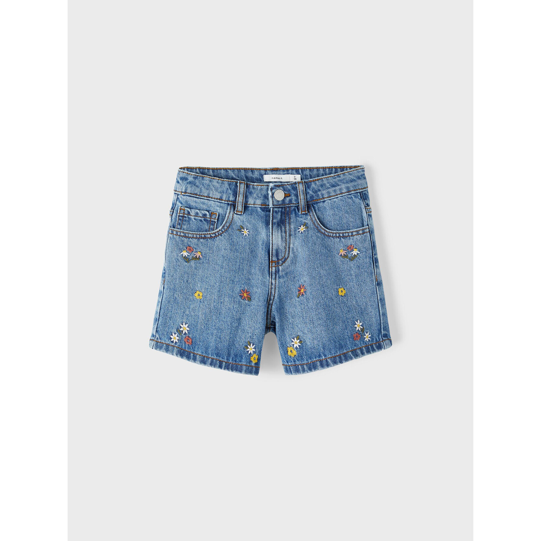 NAME IT Дънкови шорти 13216538 Син Baggy Fit - Pepit.bg