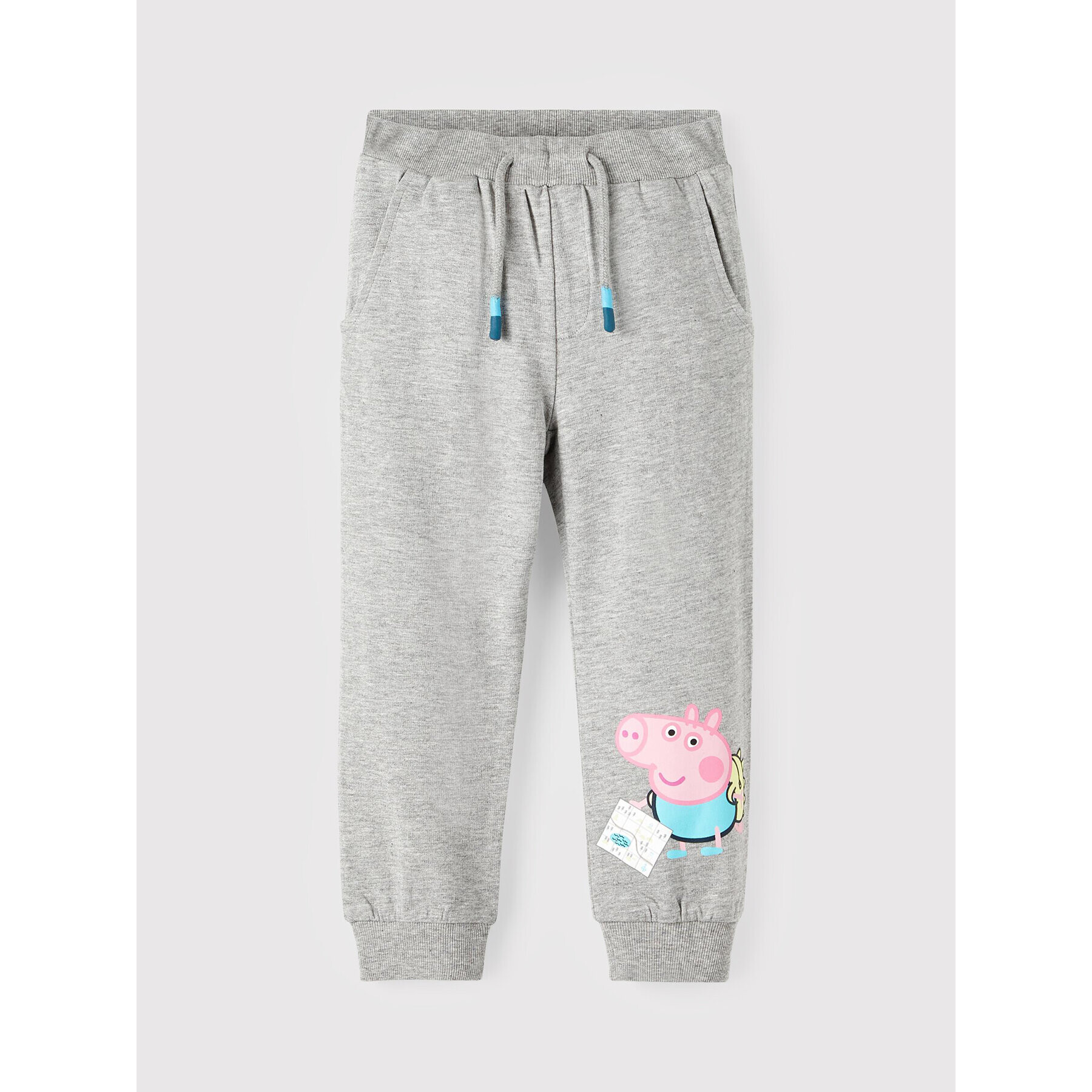 NAME IT Долнище анцуг PEPPA PIG 13201338 Сив Regular Fit - Pepit.bg