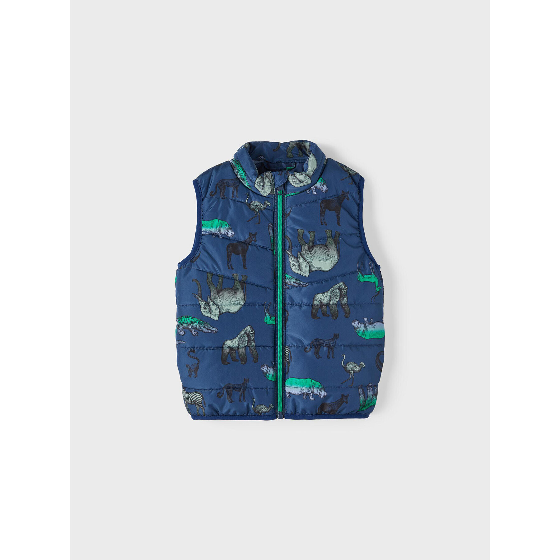 NAME IT Елек 13211819 Син Regular Fit - Pepit.bg