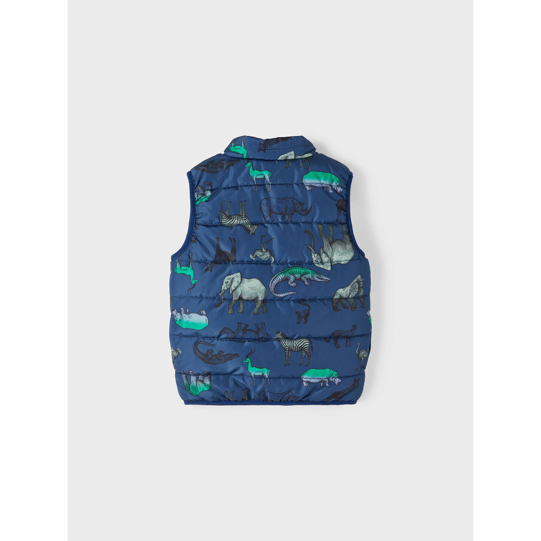 NAME IT Елек 13211819 Син Regular Fit - Pepit.bg