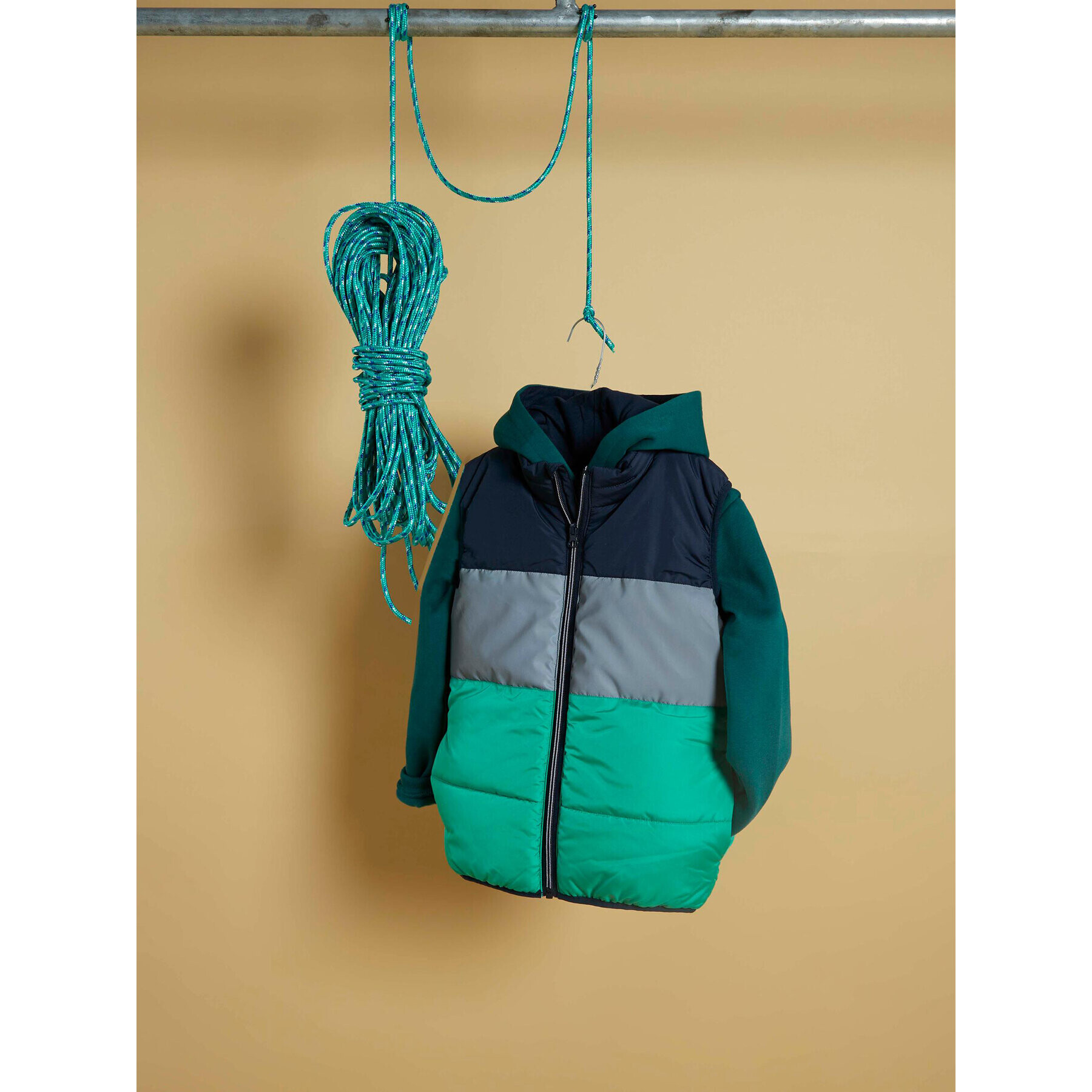 NAME IT Елек 13211842 Зелен Regular Fit - Pepit.bg