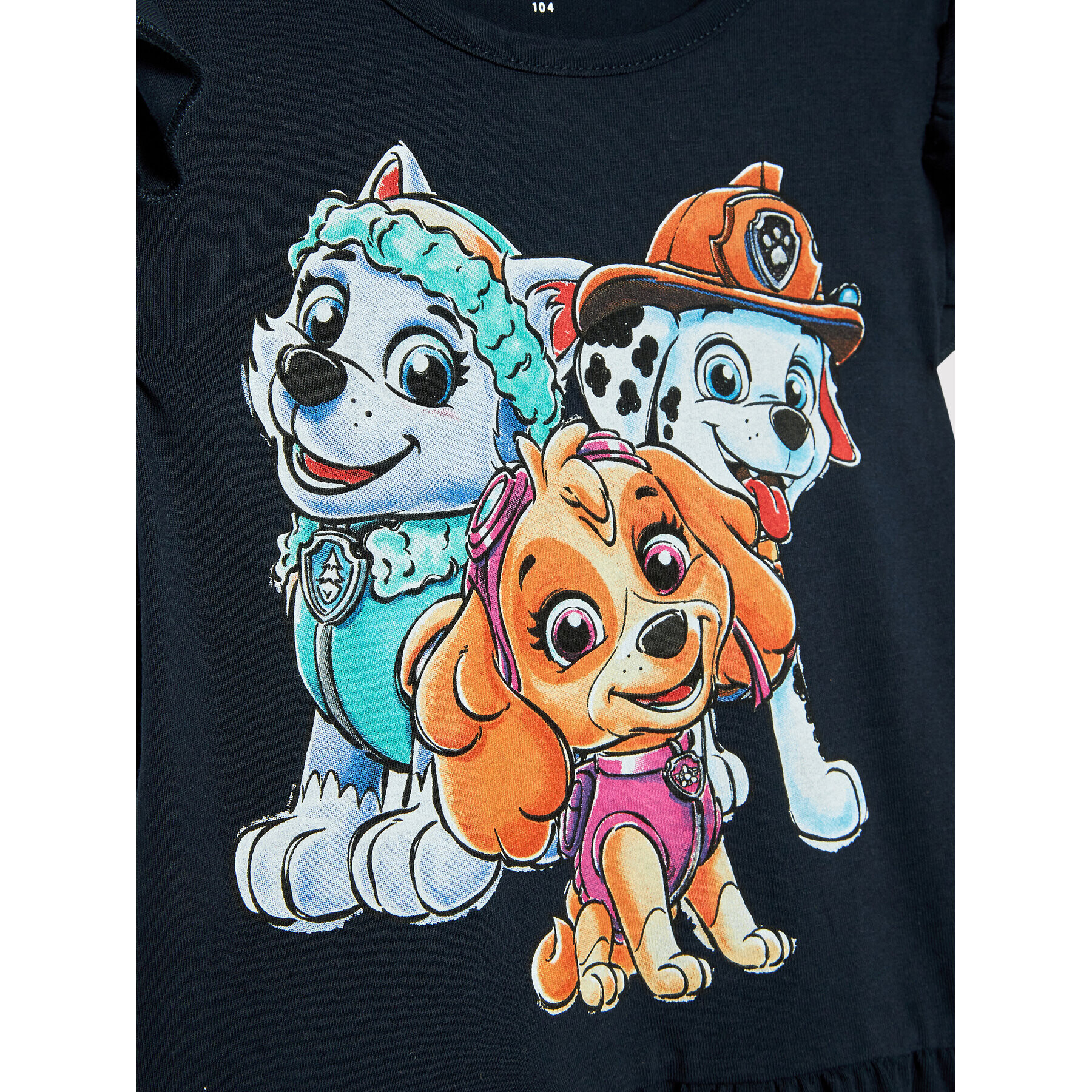 NAME IT Ежедневна рокля PAW PATROL 13206215 Черен Regular Fit - Pepit.bg