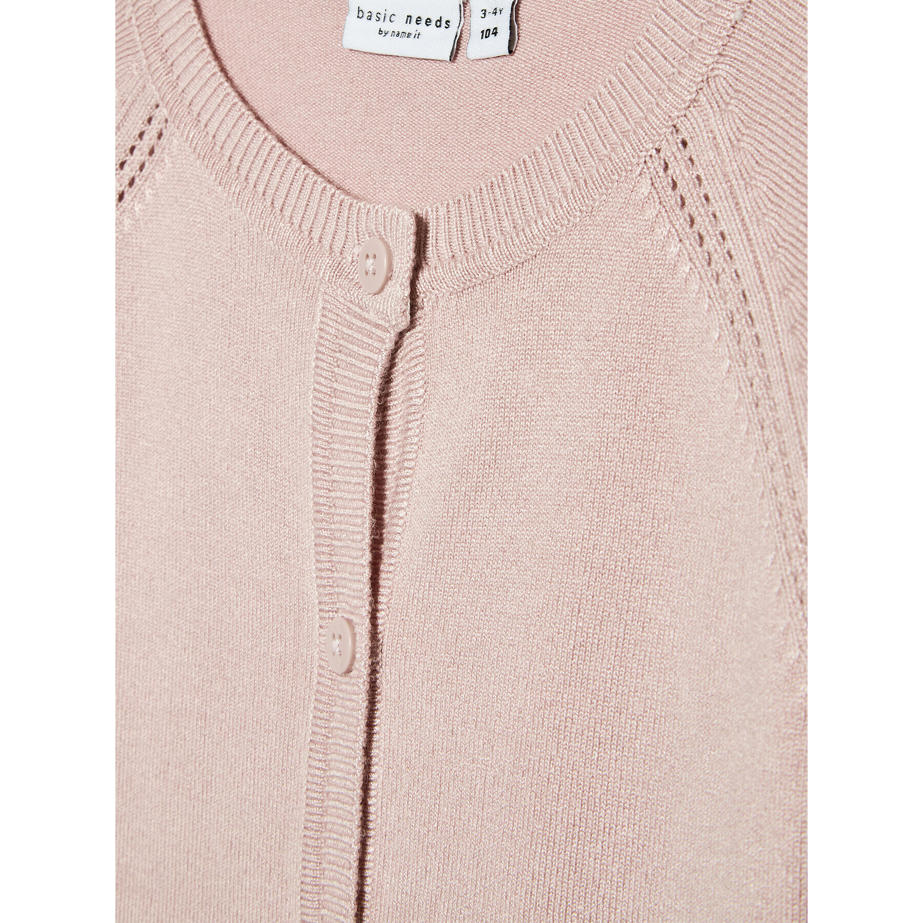 NAME IT Кардиган 13197713 Розов Regular Fit - Pepit.bg