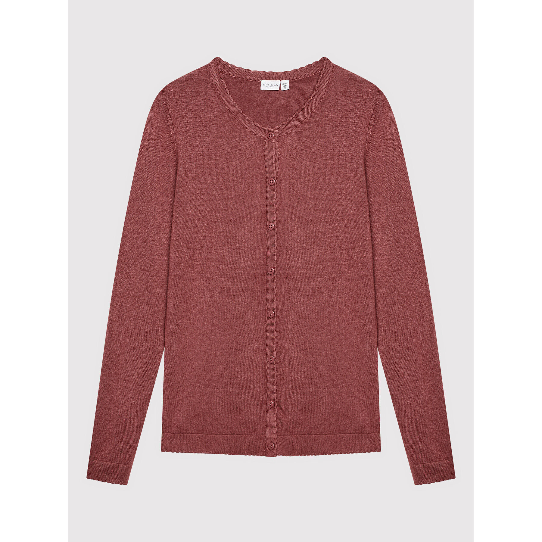 NAME IT Кардиган 13197770 Бордо Regular Fit - Pepit.bg