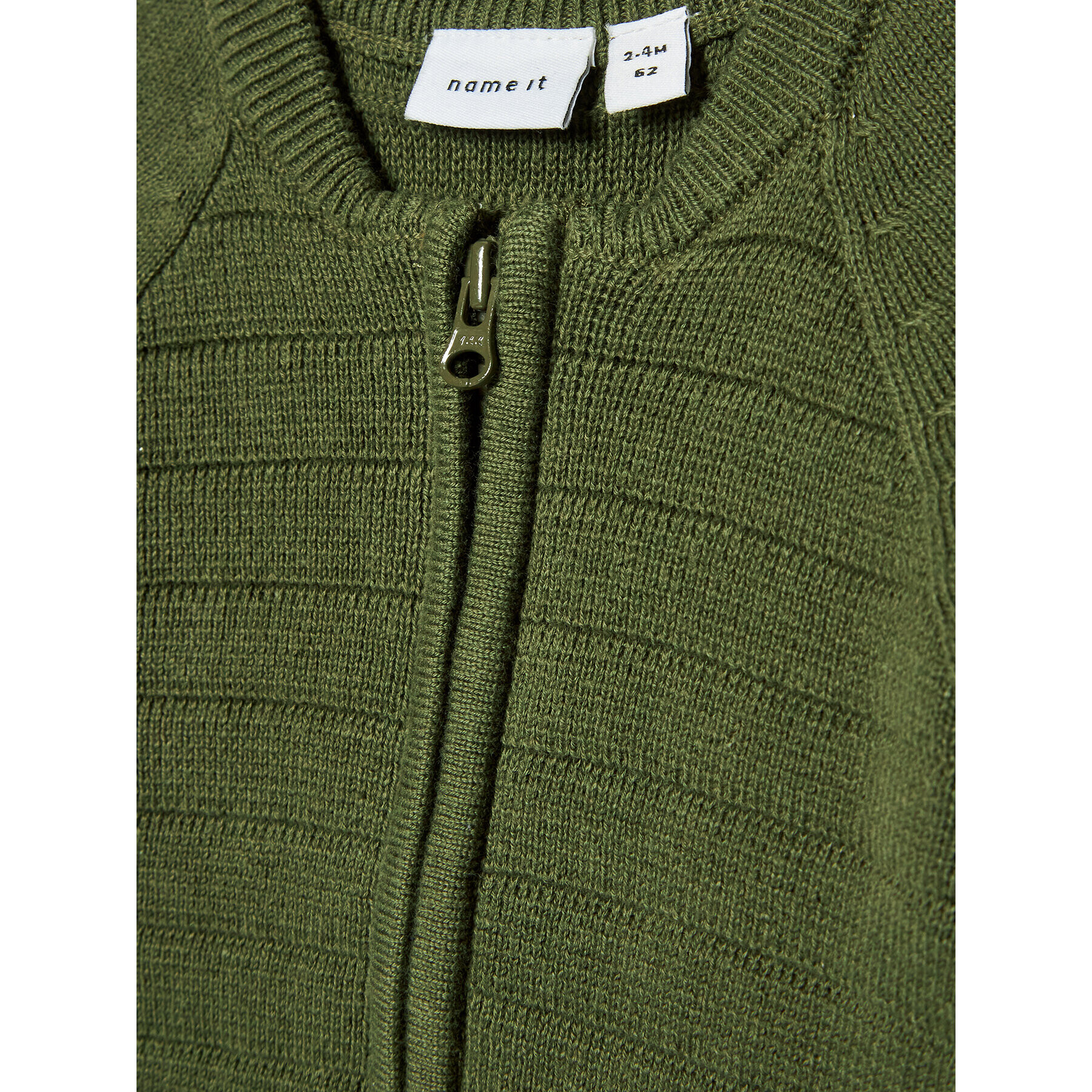 NAME IT Кардиган 13200009 Зелен Regular Fit - Pepit.bg