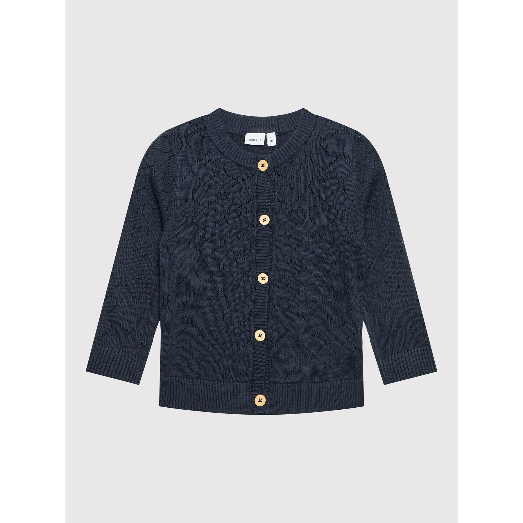 NAME IT Кардиган 13200019 Тъмносин Regular Fit - Pepit.bg