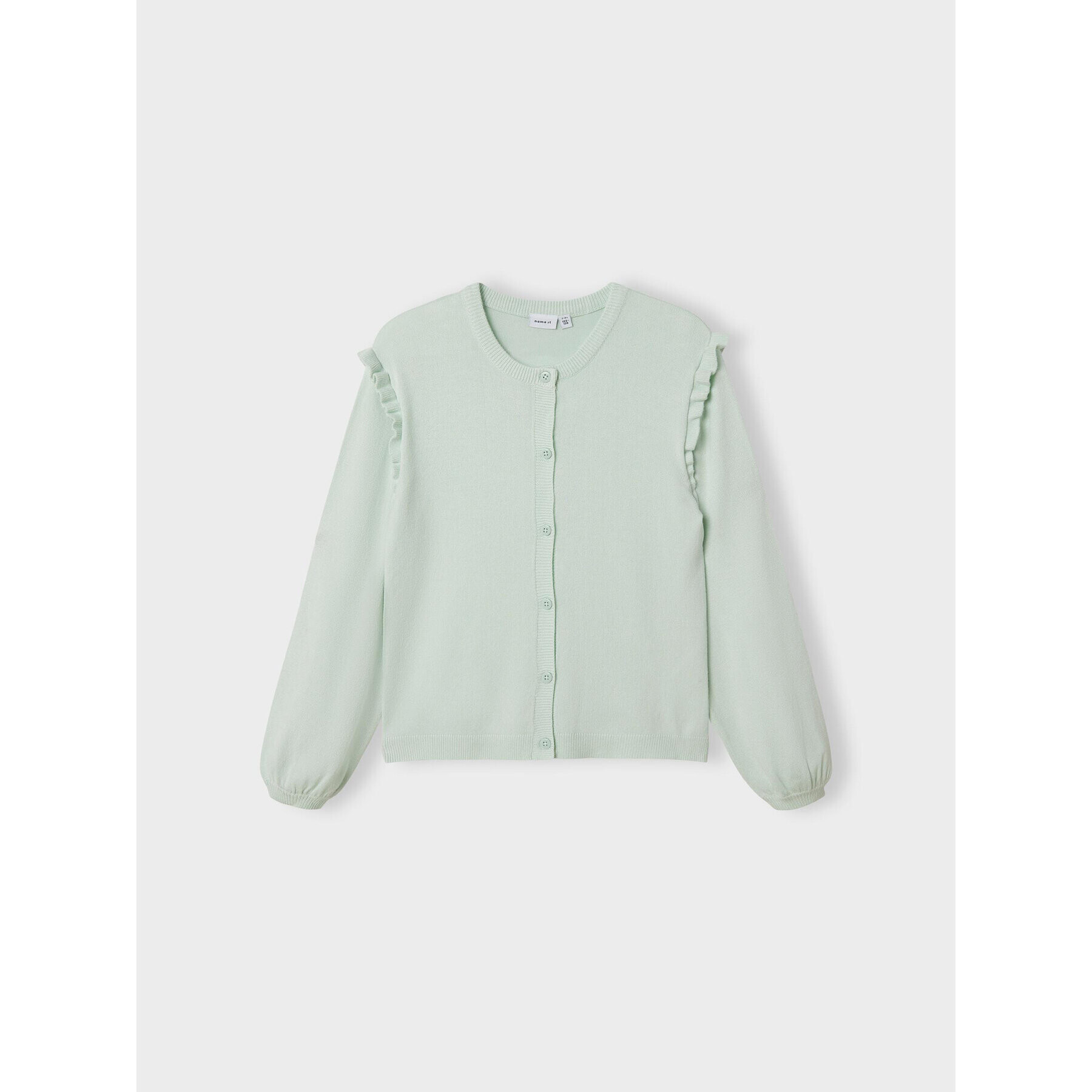 NAME IT Кардиган 13202769 Зелен Regular Fit - Pepit.bg