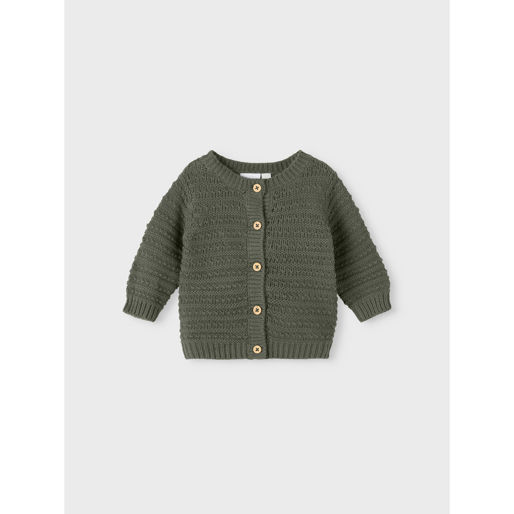 NAME IT Кардиган 13204366 Зелен Regular Fit - Pepit.bg