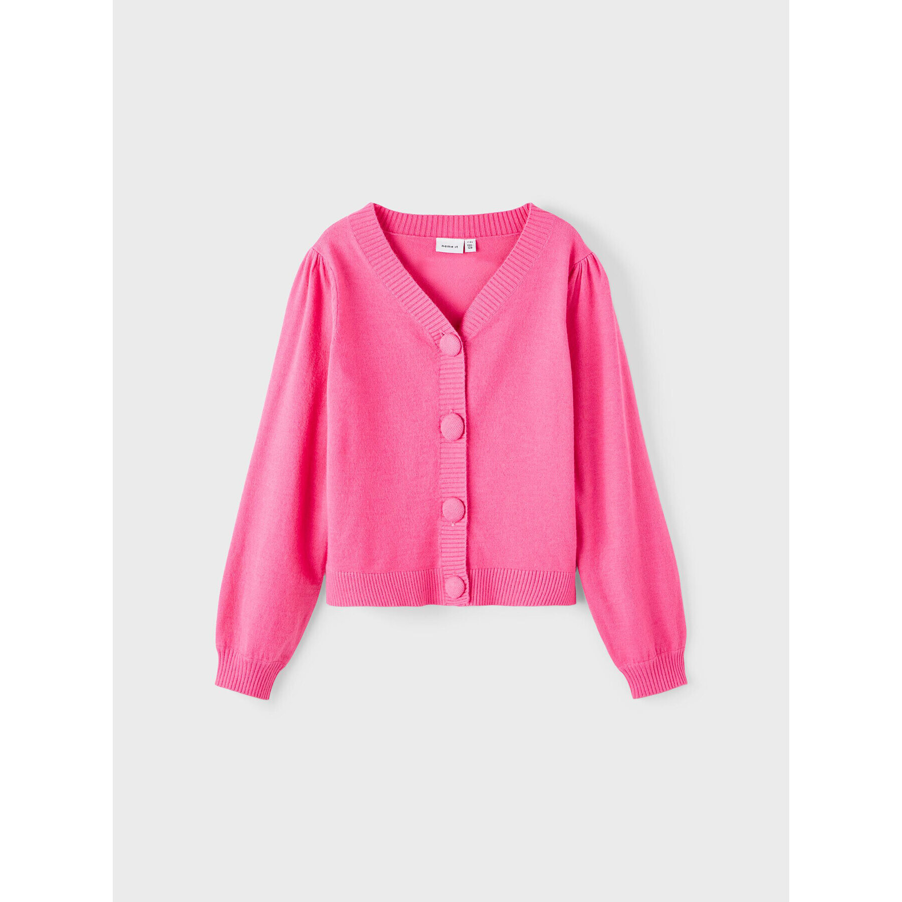 NAME IT Кардиган 13204393 Розов Regular Fit - Pepit.bg