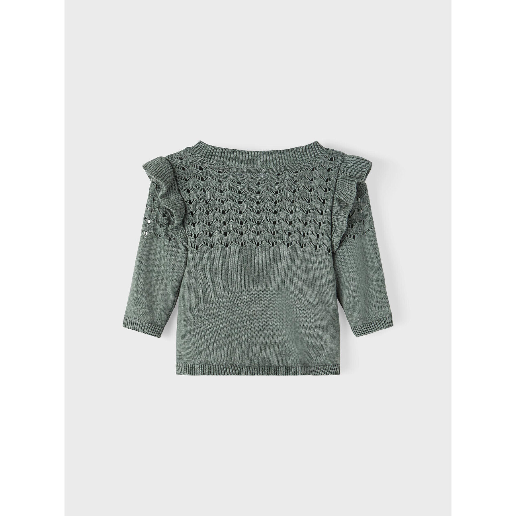 NAME IT Кардиган 13207073 Зелен Regular Fit - Pepit.bg