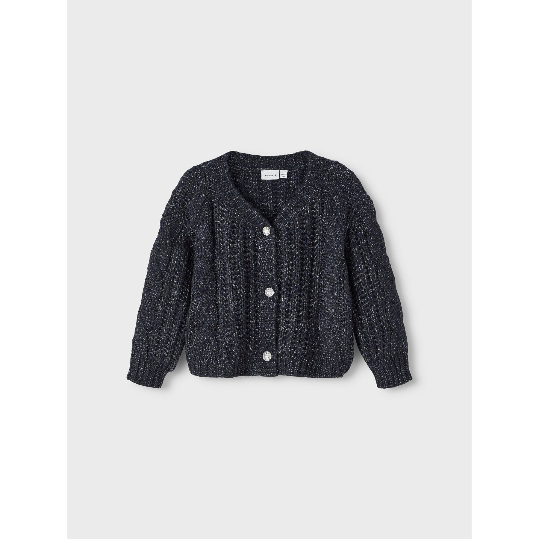 NAME IT Кардиган 13207090 Тъмносин Regular Fit - Pepit.bg