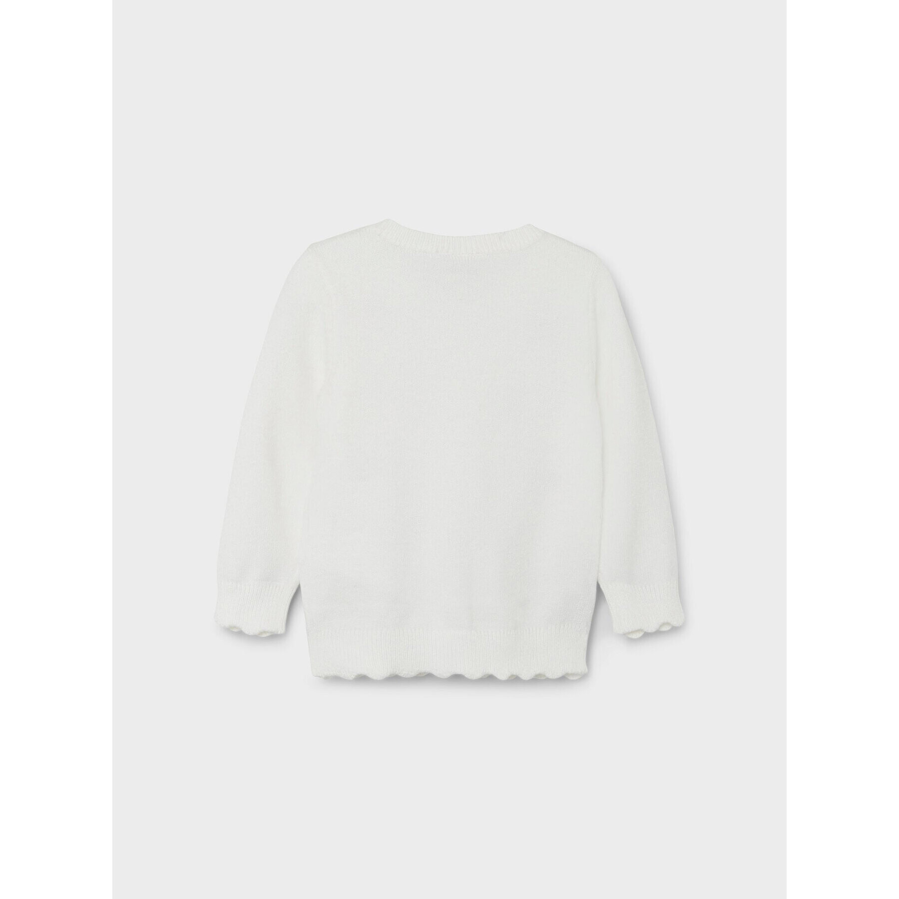 NAME IT Кардиган 13214295 Бял Regular Fit - Pepit.bg