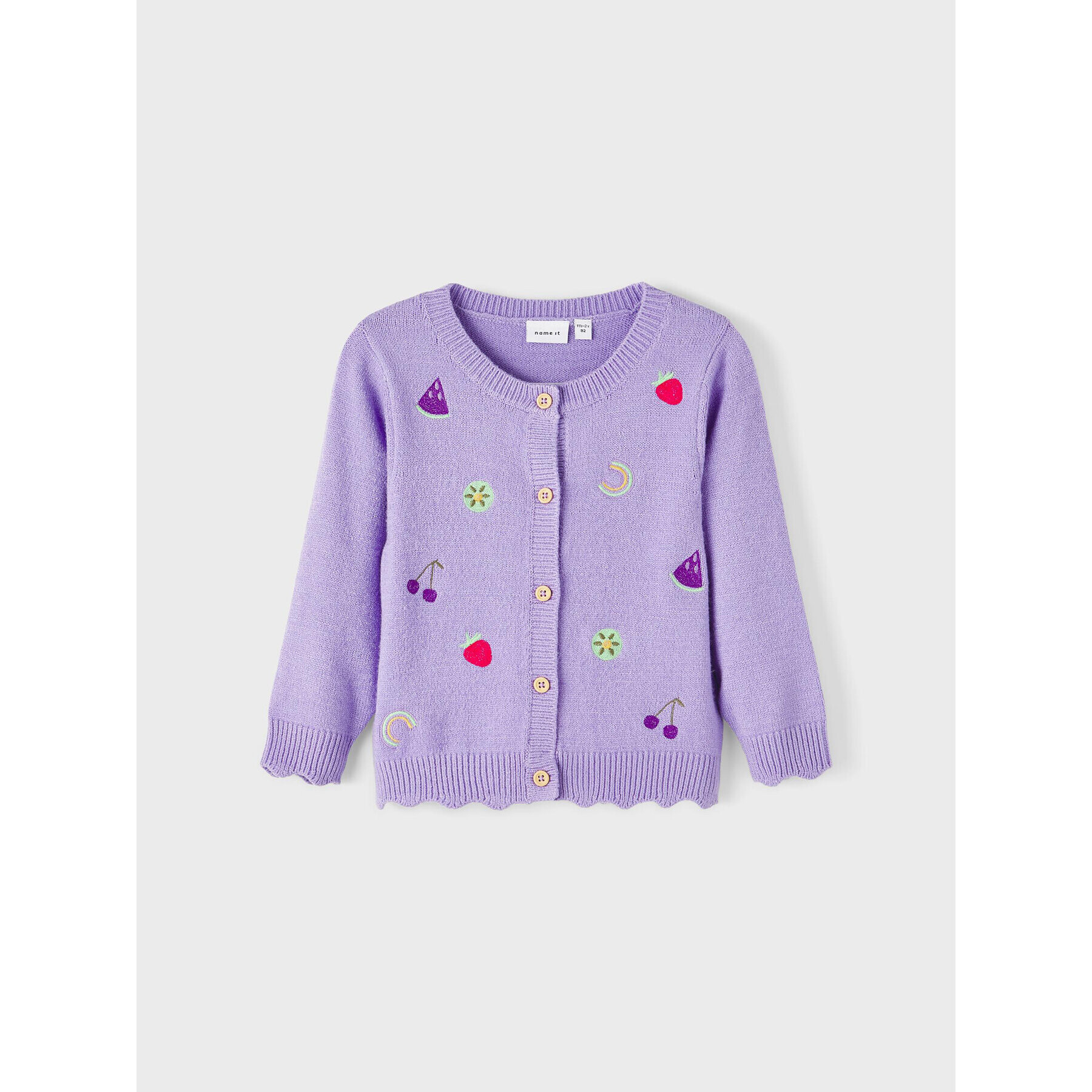 NAME IT Кардиган 13214295 Виолетов Regular Fit - Pepit.bg