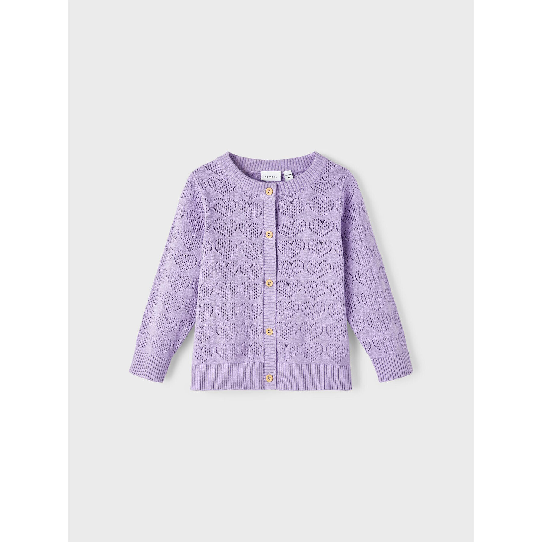 NAME IT Кардиган 13214297 Виолетов Regular Fit - Pepit.bg