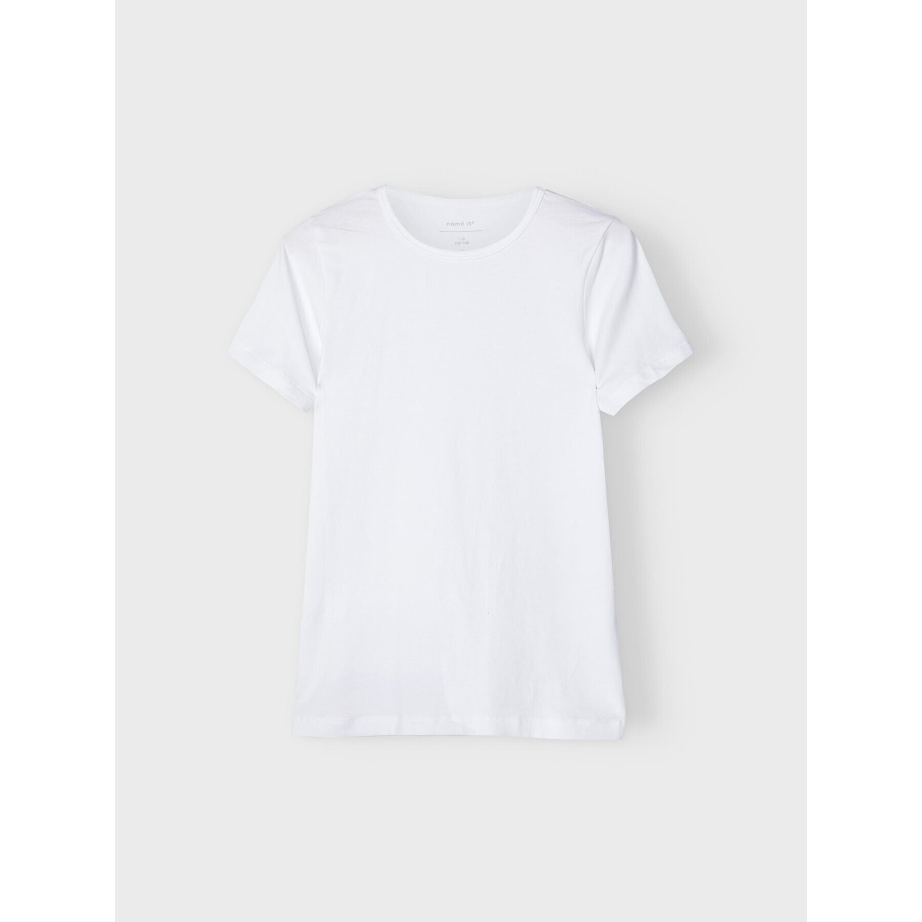 NAME IT Комплект 2 тишъртки 13209164 Бял Slim Fit - Pepit.bg