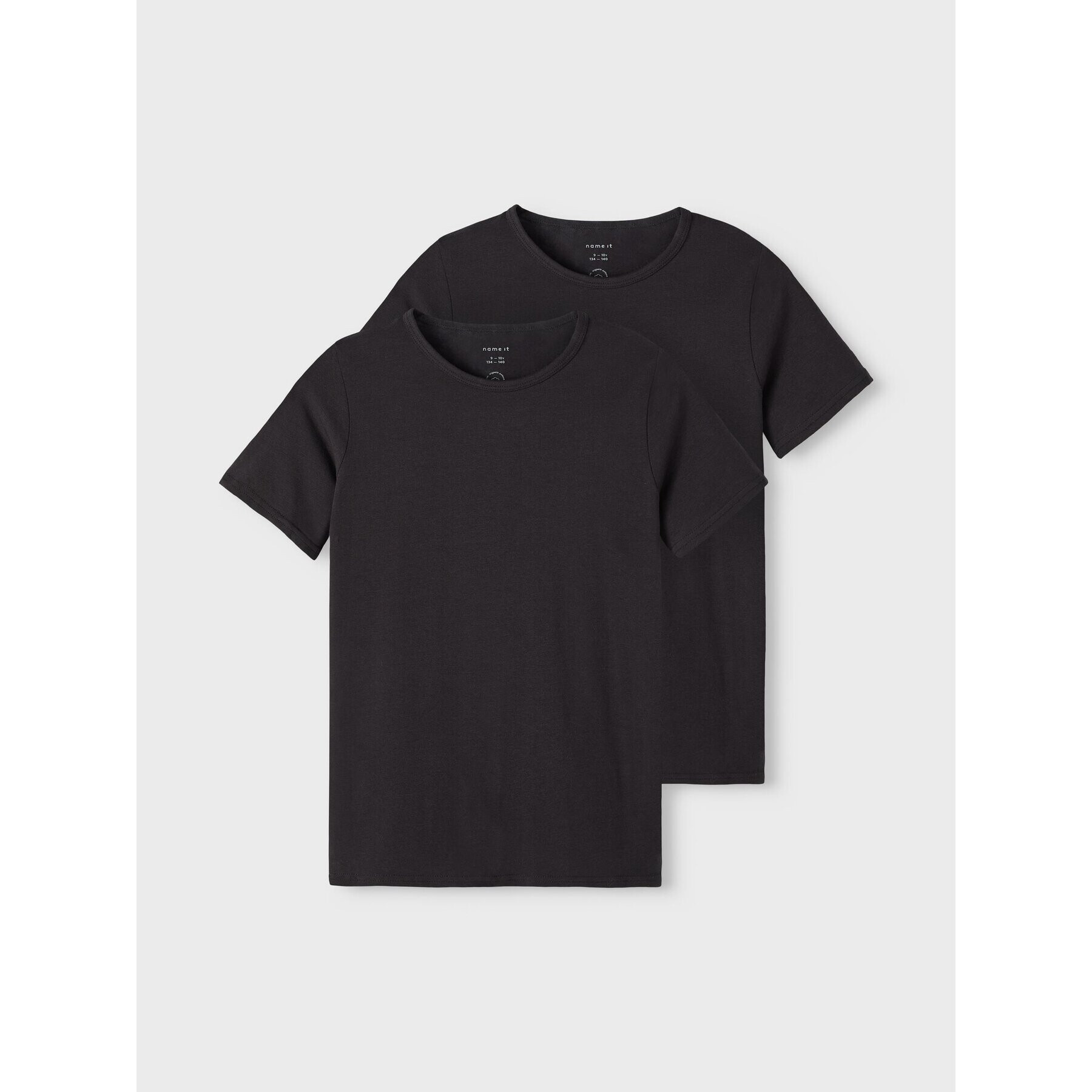 NAME IT Комплект 2 тишъртки 13209164 Черен Slim Fit - Pepit.bg