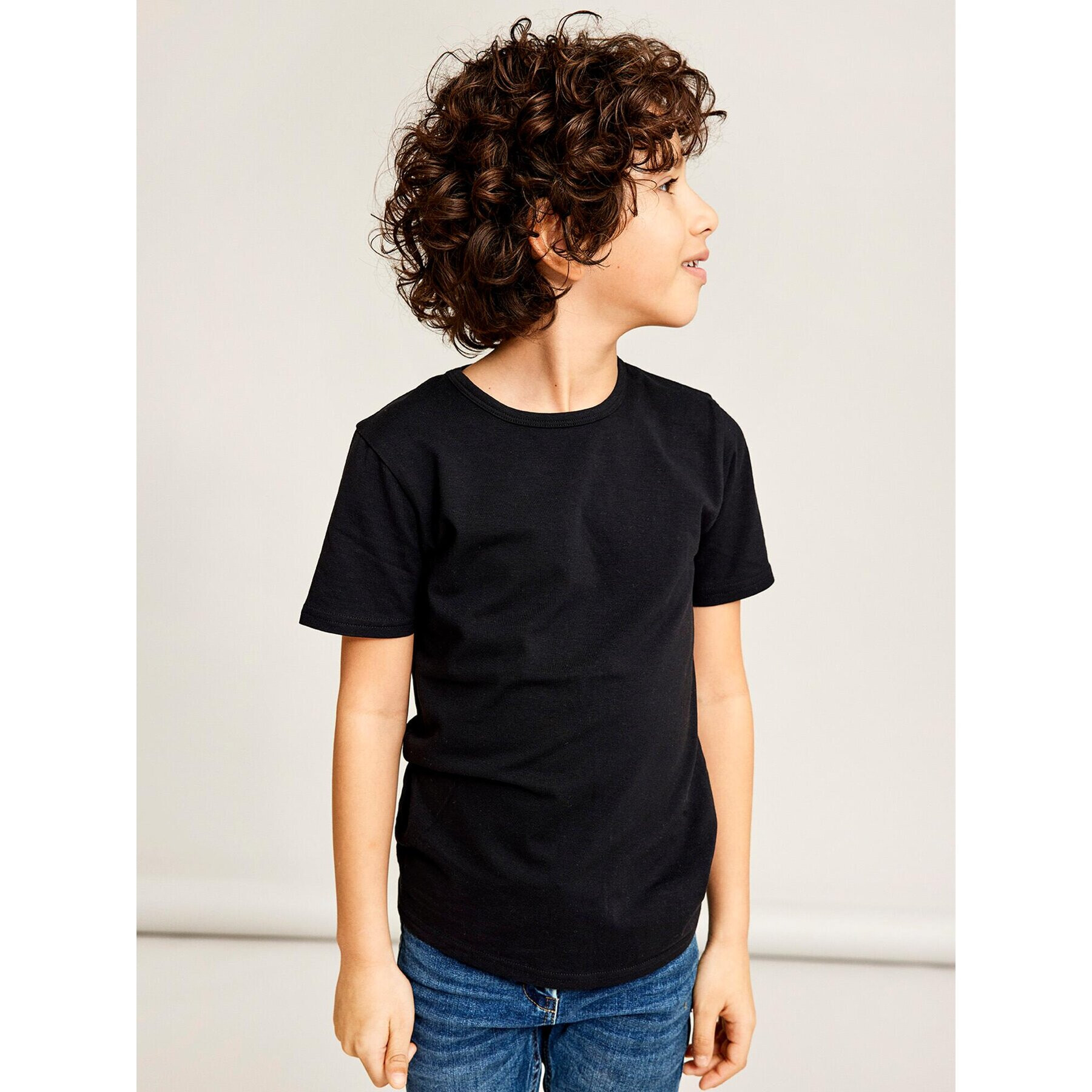 NAME IT Комплект 2 тишъртки 13209164 Черен Slim Fit - Pepit.bg