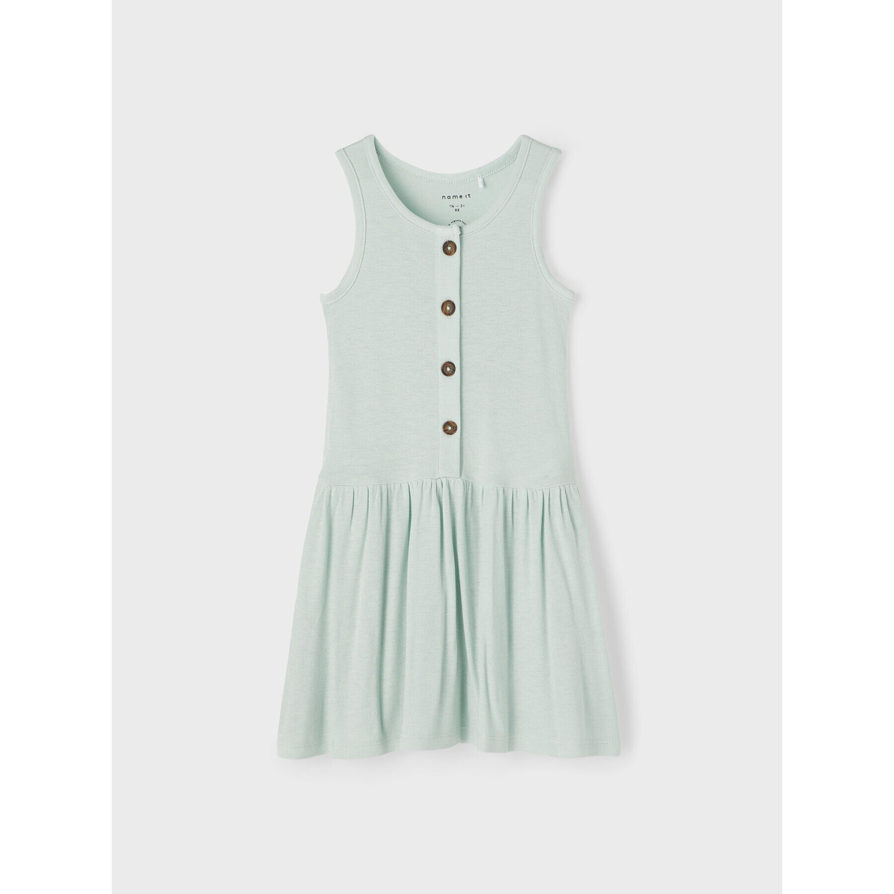 NAME IT Лятна рокля 13198490 Зелен Regular Fit - Pepit.bg