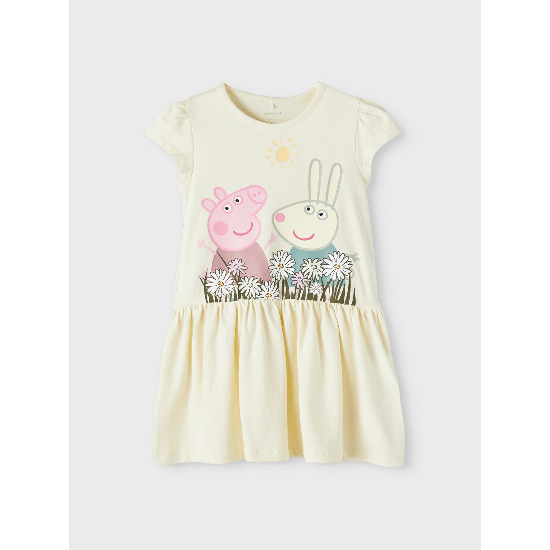 NAME IT Лятна рокля PEPPA PIG 13203498 Жълт Regular Fit - Pepit.bg